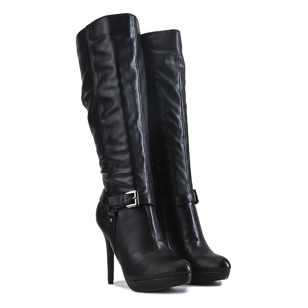 DELICIOUS Women's KneeHigh Boot PerthAS FD PERTHAS/ BLK PU Shiekh