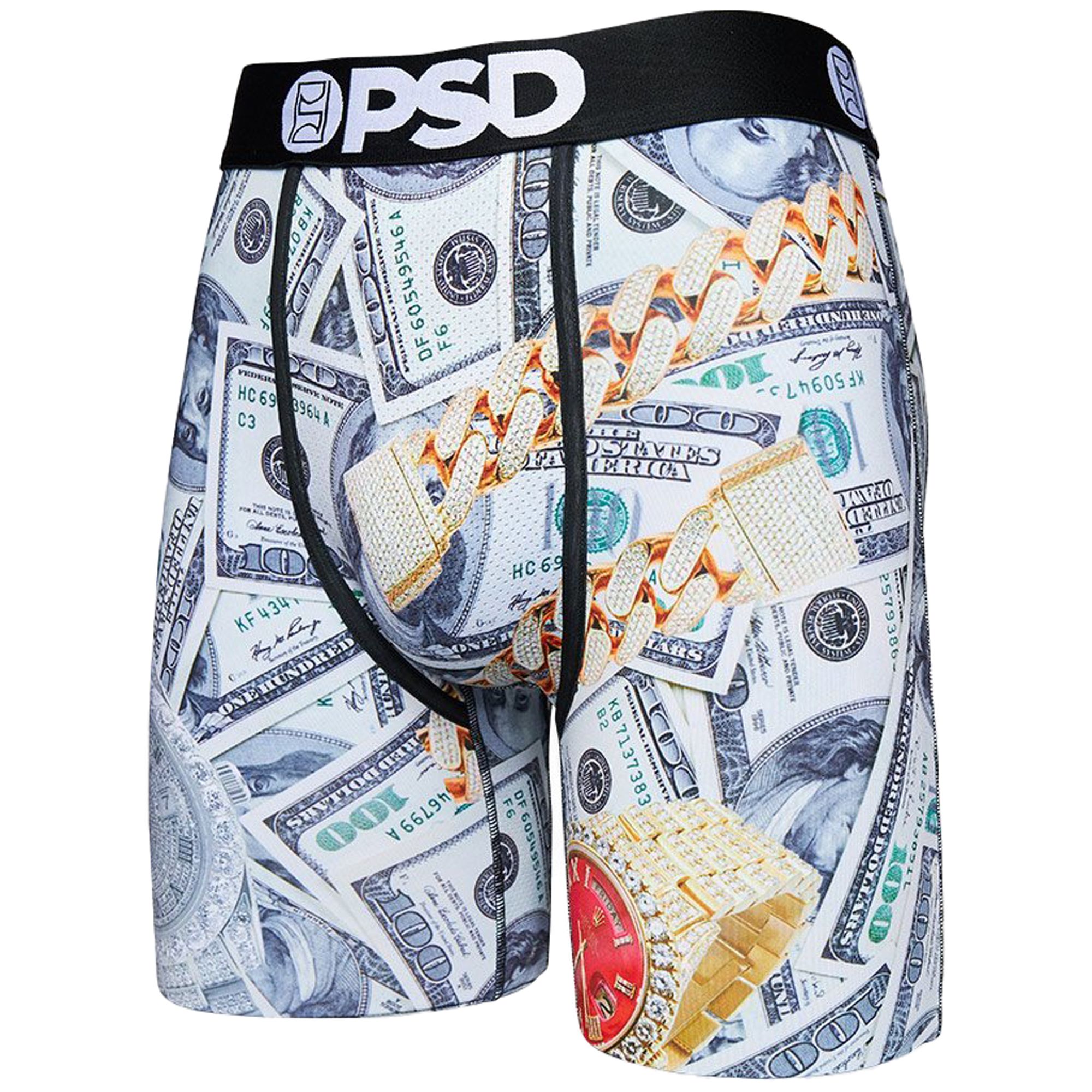 PSD Boxer Briefs Men's Underwear Multi/Monogram Luxe 3-Pack : MD