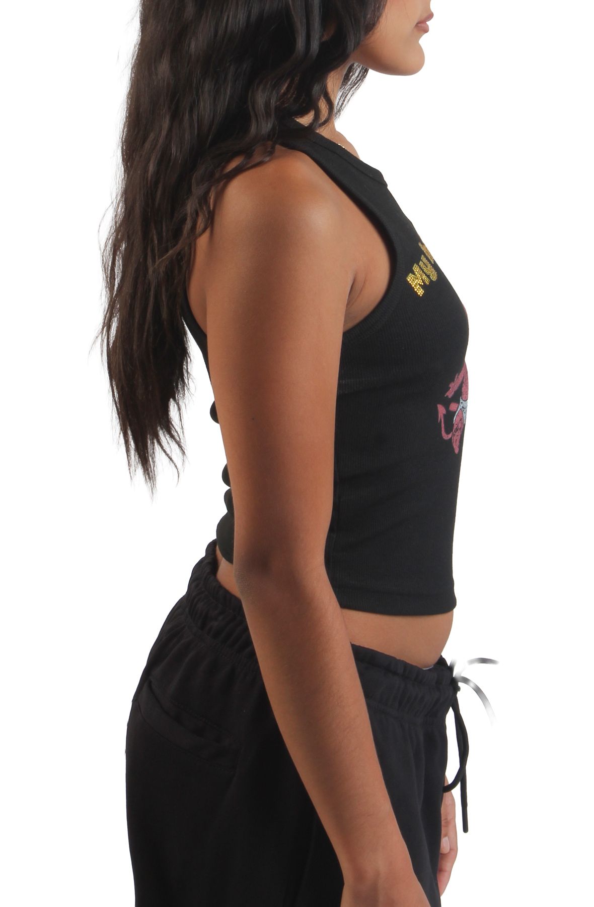 MAXIMA Hot Stuff Tank Top STA0012_BLK - Shiekh