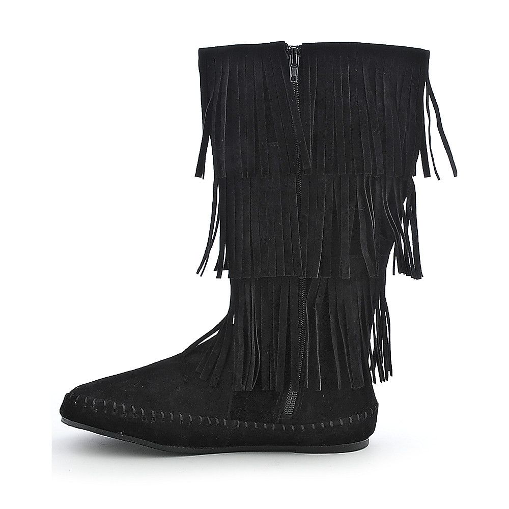 BAMBOO Fringe Boot Friends-28 JPM FRIENDS/BLKIKS - Shiekh