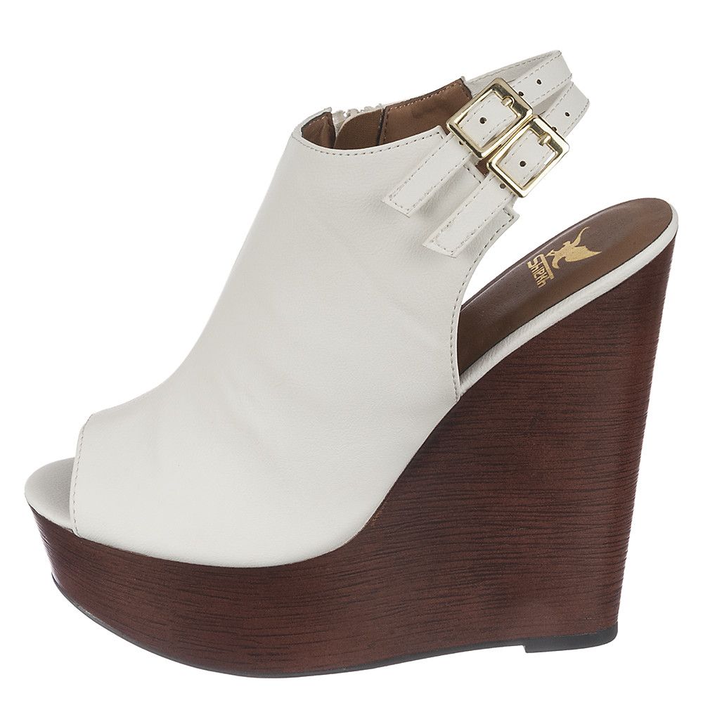 SODA Women's Wedge Heel Rehan-H FD REHAN-H/WHITE Shiekh