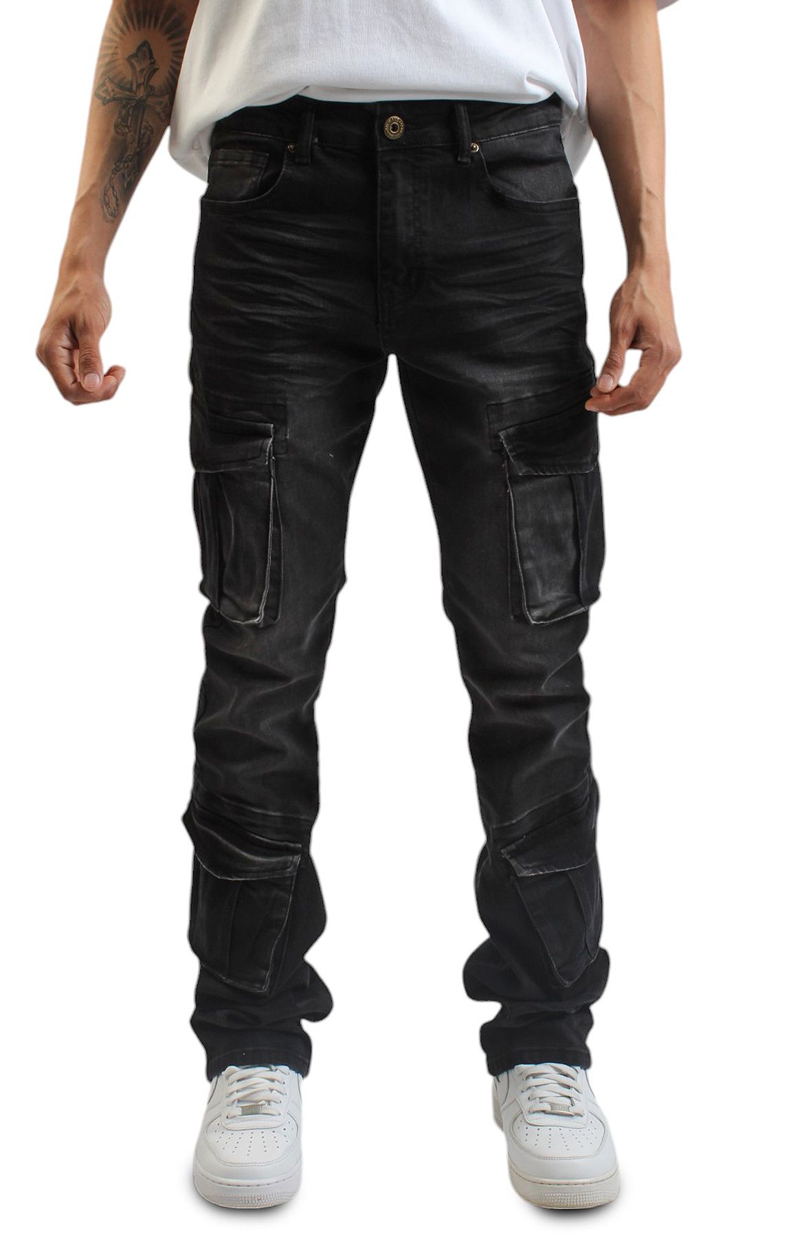 RU WAVE Wave Runner Cargo Jean RUW25002-JETBLK - Shiekh