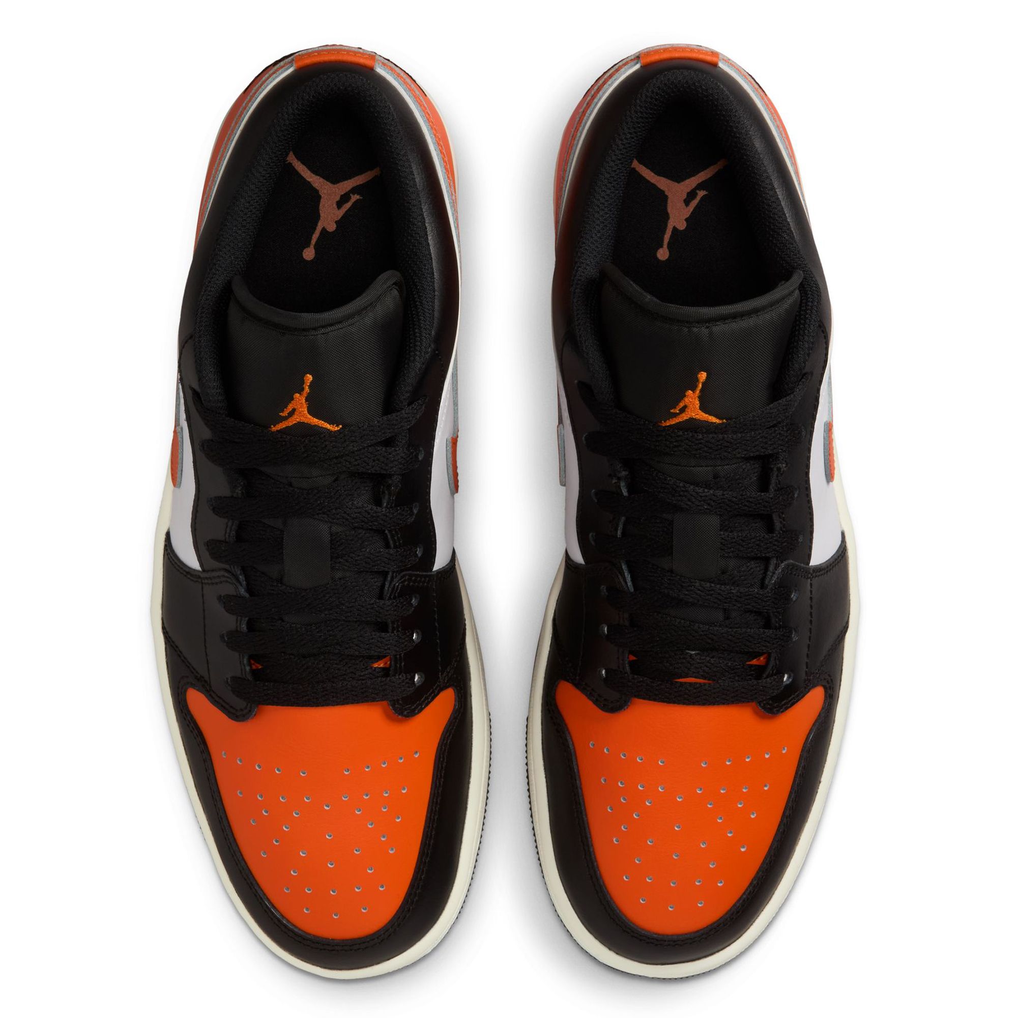 国内配送 NIKE AIR JORDAN 1 LOW BLACK/STARFISH-WHITE-SAIL AIR JORDAN 1 LOW 