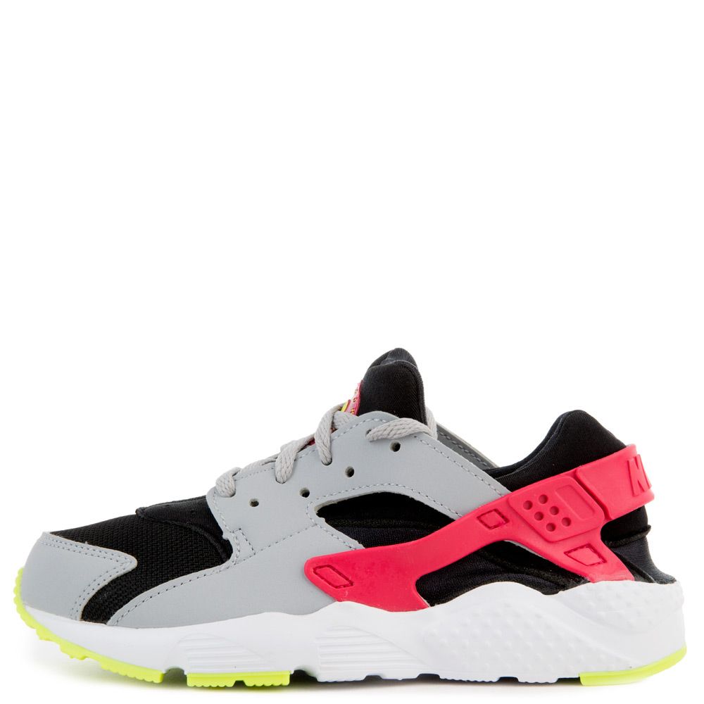pink black and white huaraches