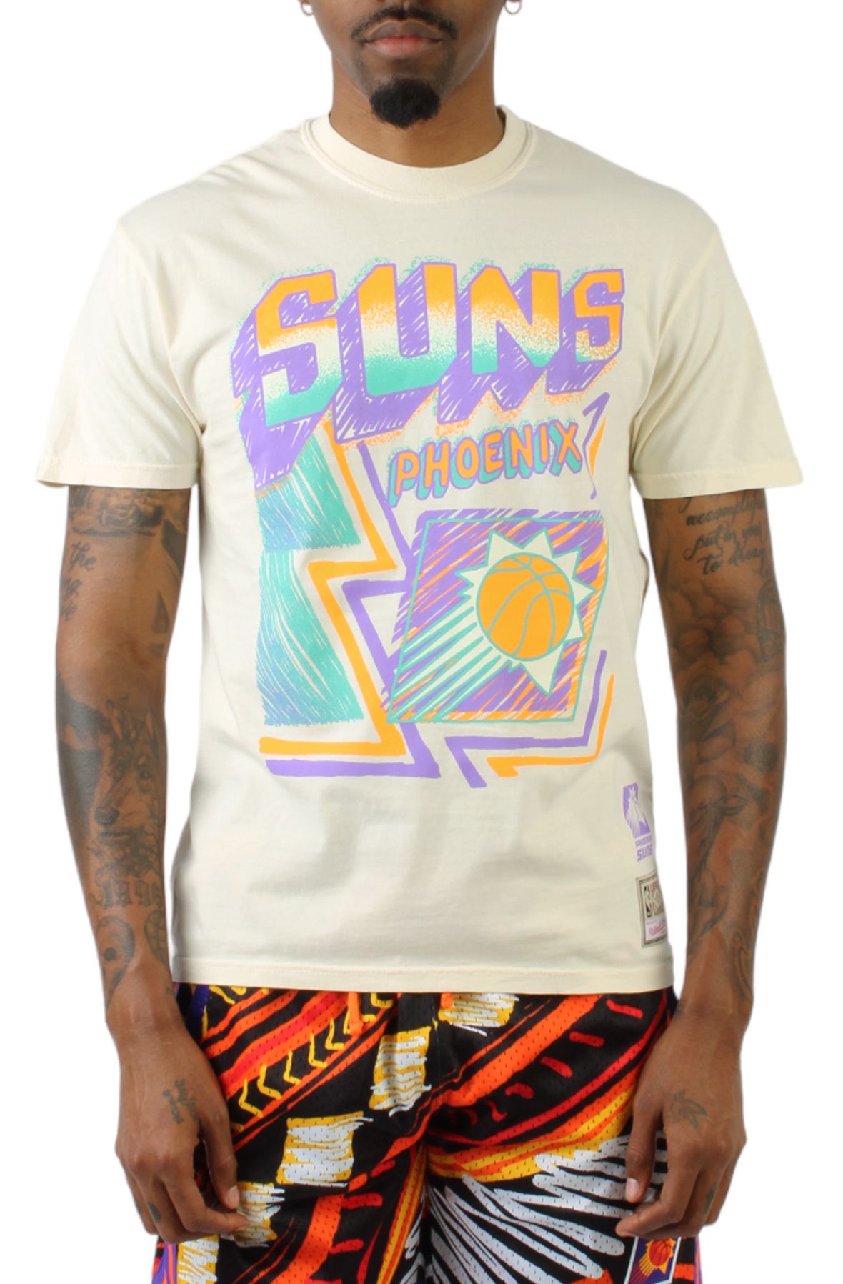 Mitchell & Ness Phoenix Suns Sidewalk Sketch Tee - Yahoo Shopping