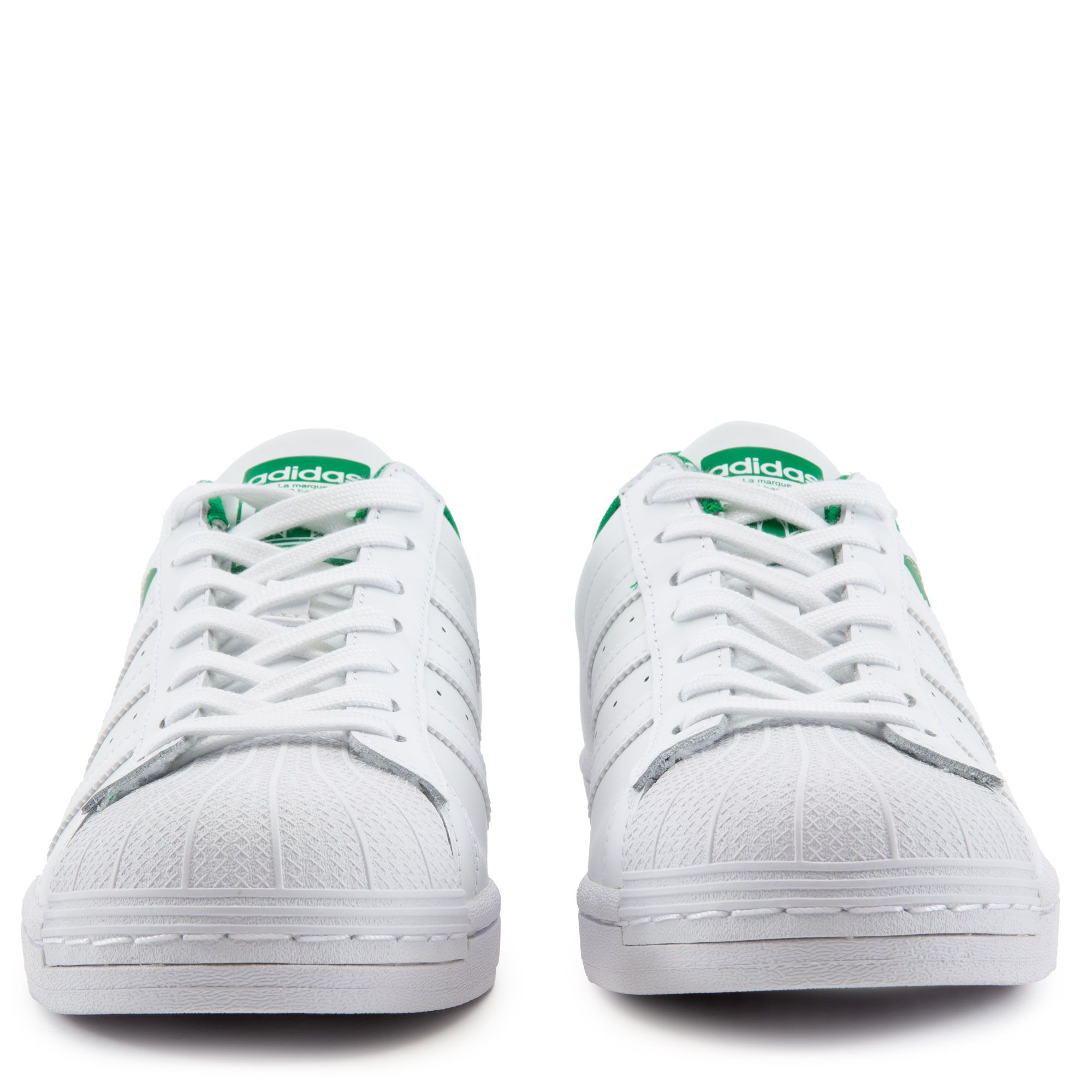 superstar white green