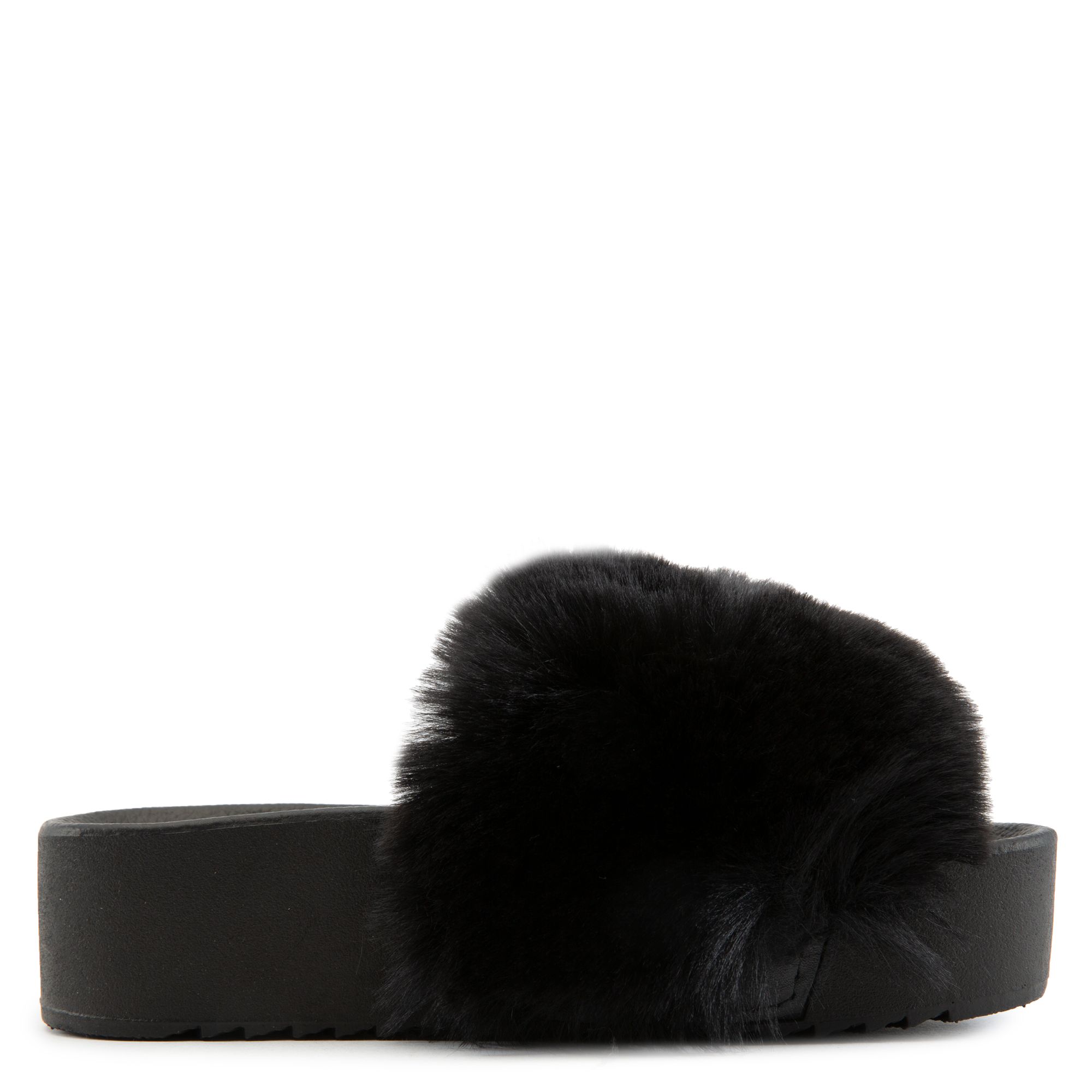 Dark Horse Fur Slides – Glitzy Boss and Gloss