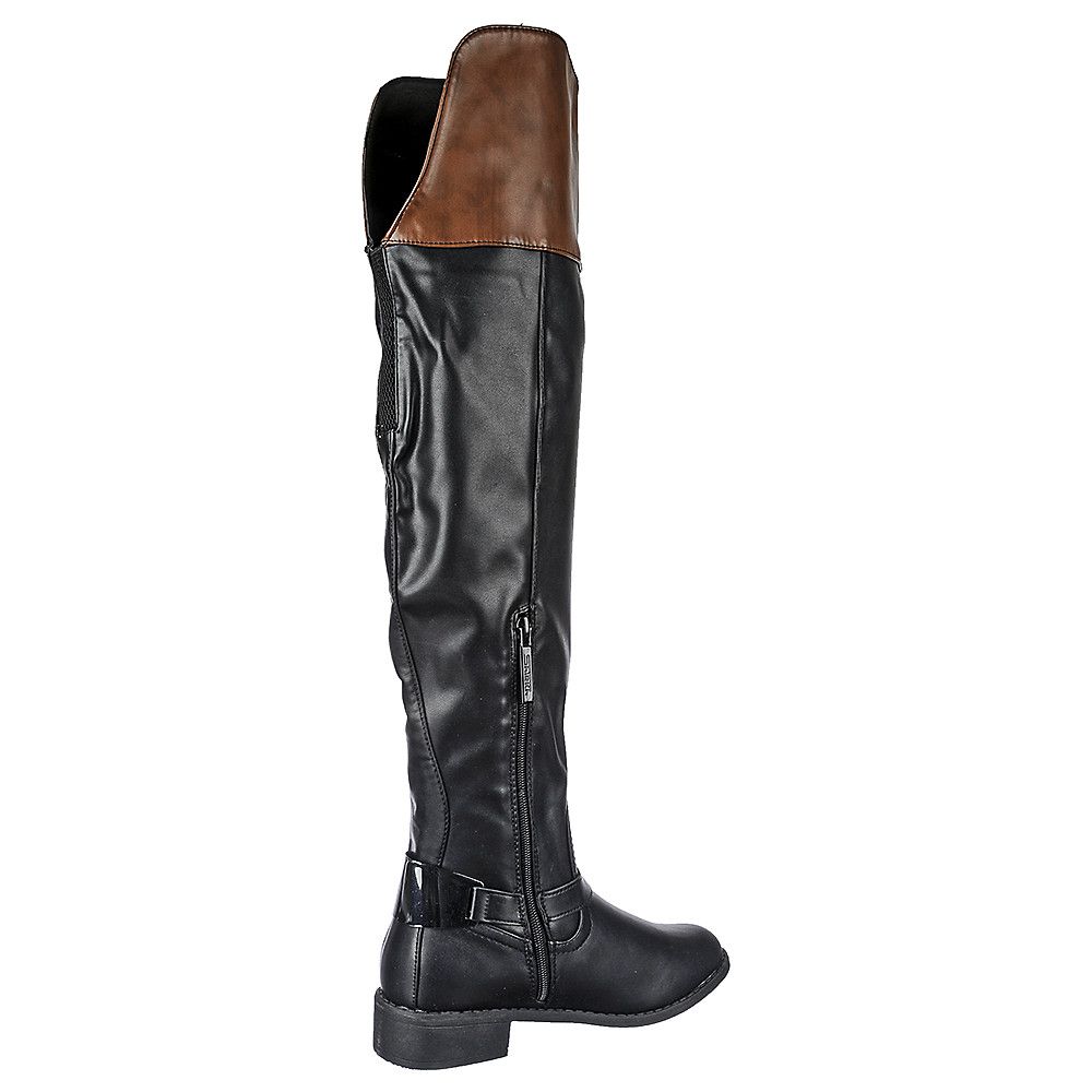 NATURE BREEZE Women's Leather Riding Boot Ralph01H RALPH01H Shiekh