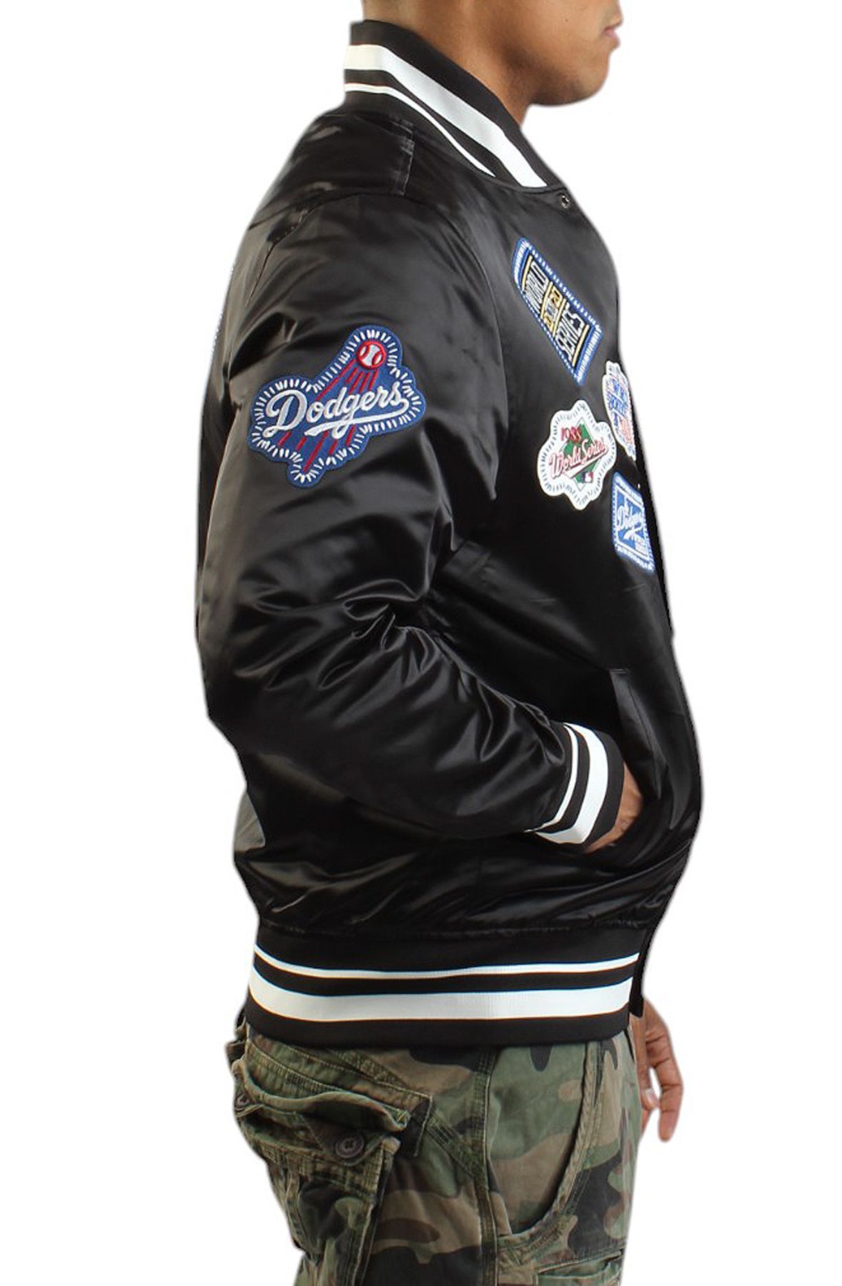 PRO STANDARD MLB Los Angeles Dodgers Pick Stitch Satin