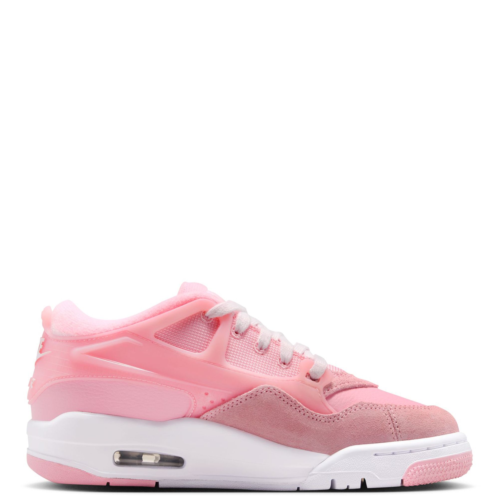 pink laces jordan 4