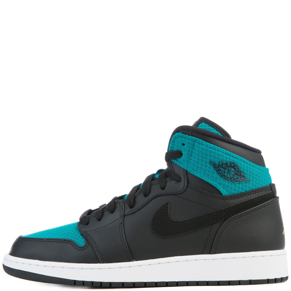 teal and white jordan 1