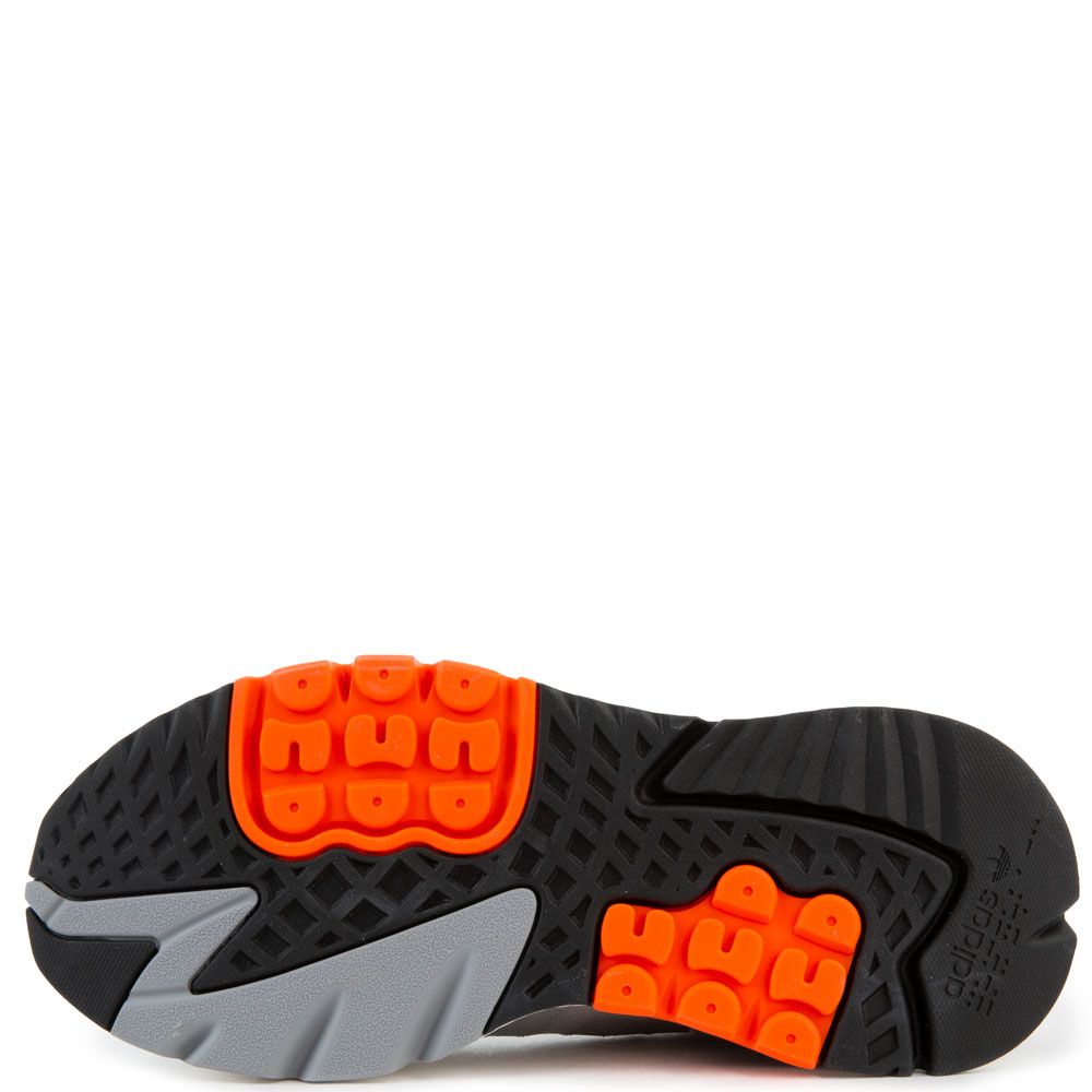 nite jogger white orange