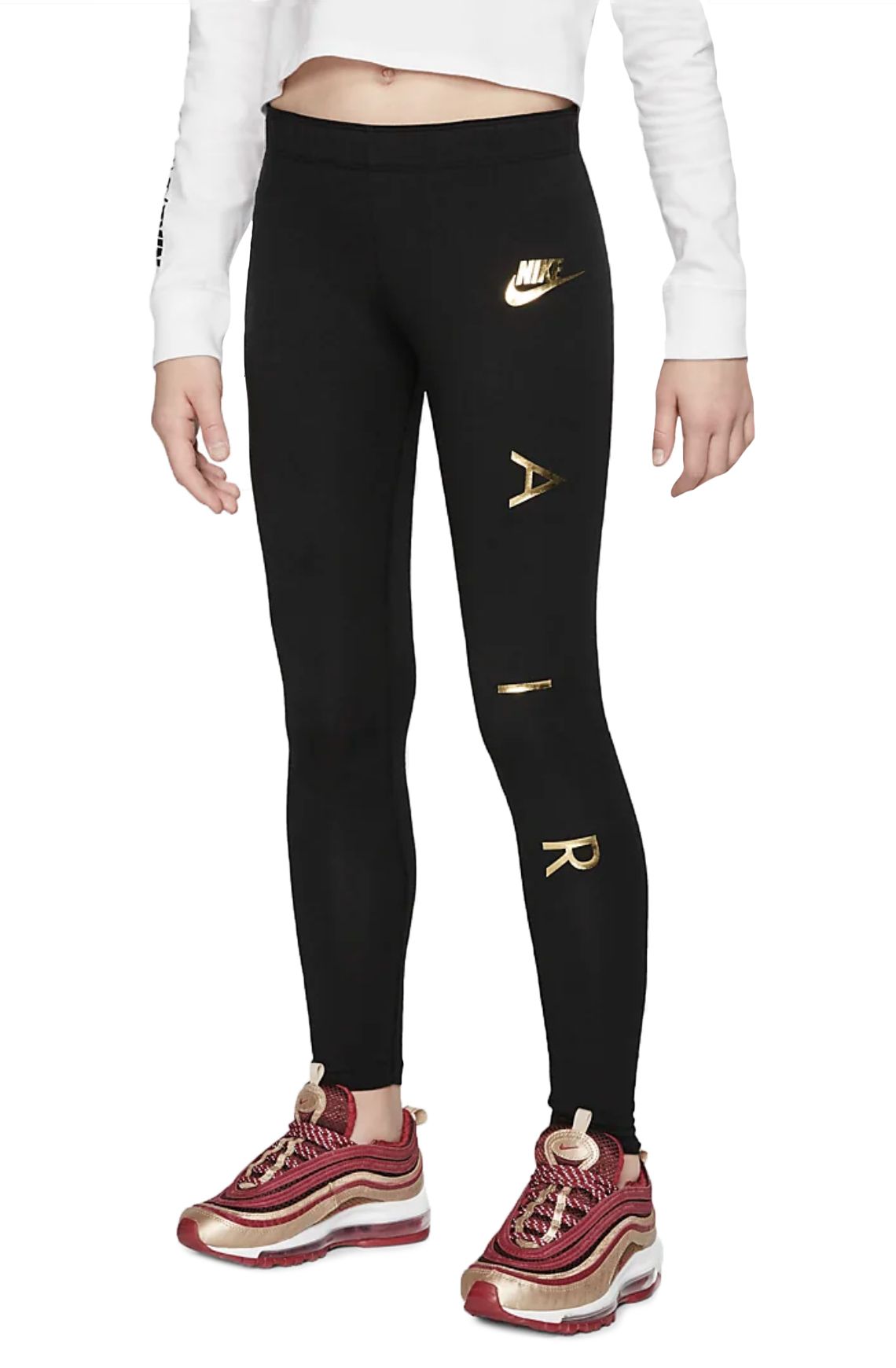 black and gold jordan leggings