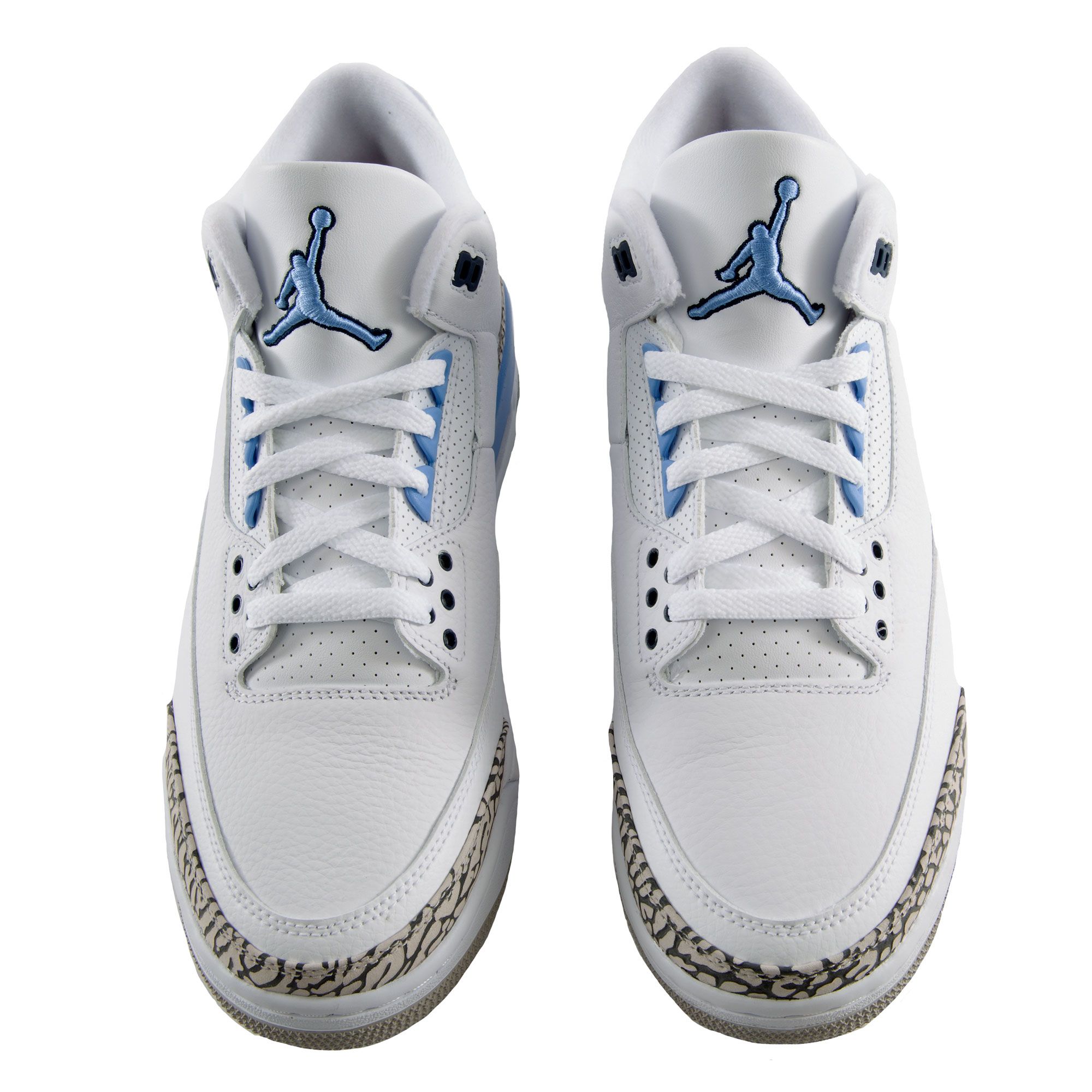 Air Jordan 3 Retro UNC Mens Size 18 Basketball‎ Shoes White/Blue CT8532-104 Air Jordan 3 UNC White | CT8532-104 | Laced main image 2