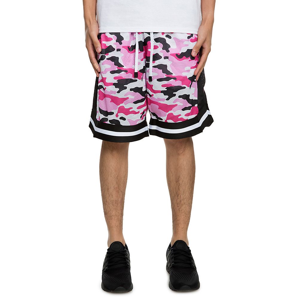 pink camo shorts mens