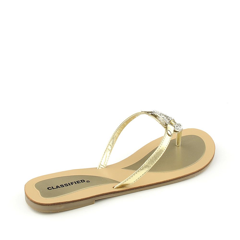 SHIEKH Flavor-S Thong Flip Flop Sandal FD FLAVOR-S/GOLD - Shiekh