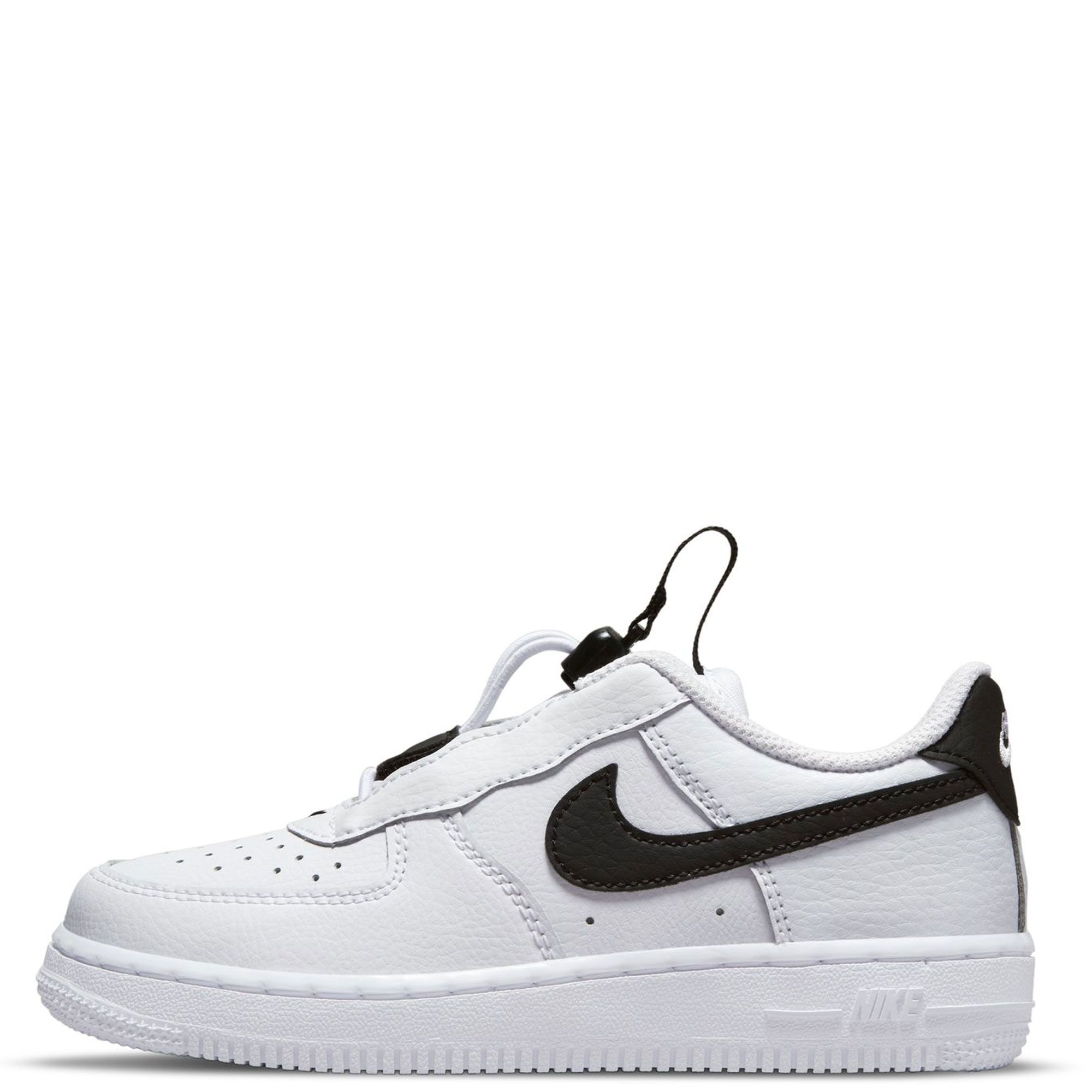 Nike Kid's Air Force 1 LV8 Utility Shoes - Black / White