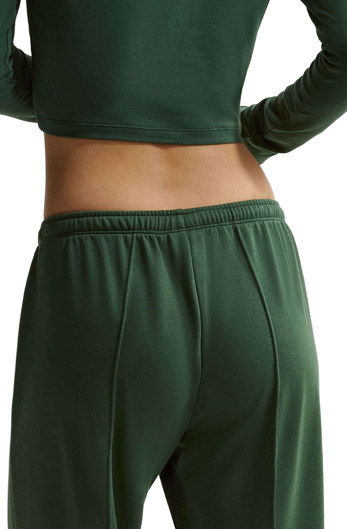 NIKE Sportswear Chill Terry Mid-Rise French Terry Open-Hem Pants NIKE Sportswear Chill Terry Mid-Rise French Terry Open-Hem Pants