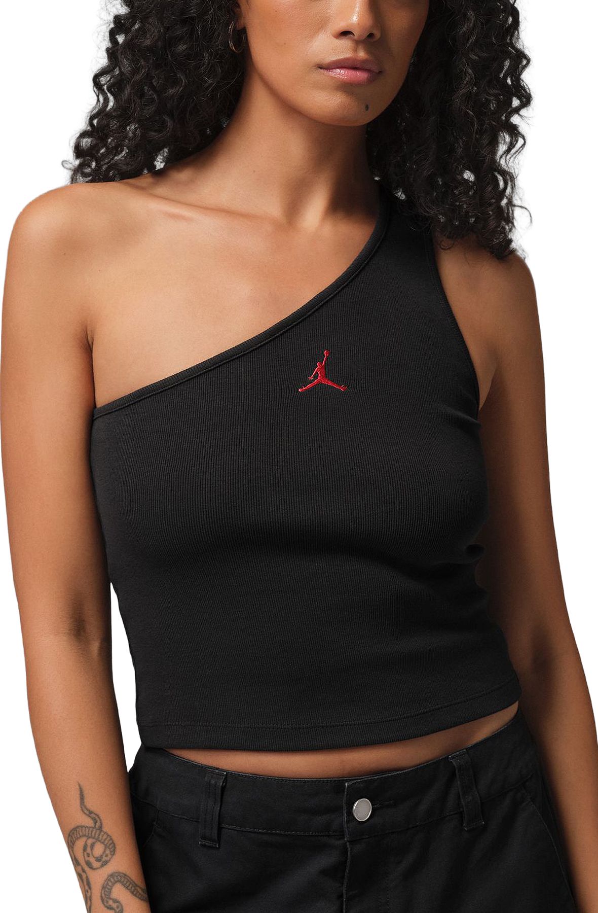 JORDAN Flight Asymmetrical Tank Top IO9545 010 - Shiekh