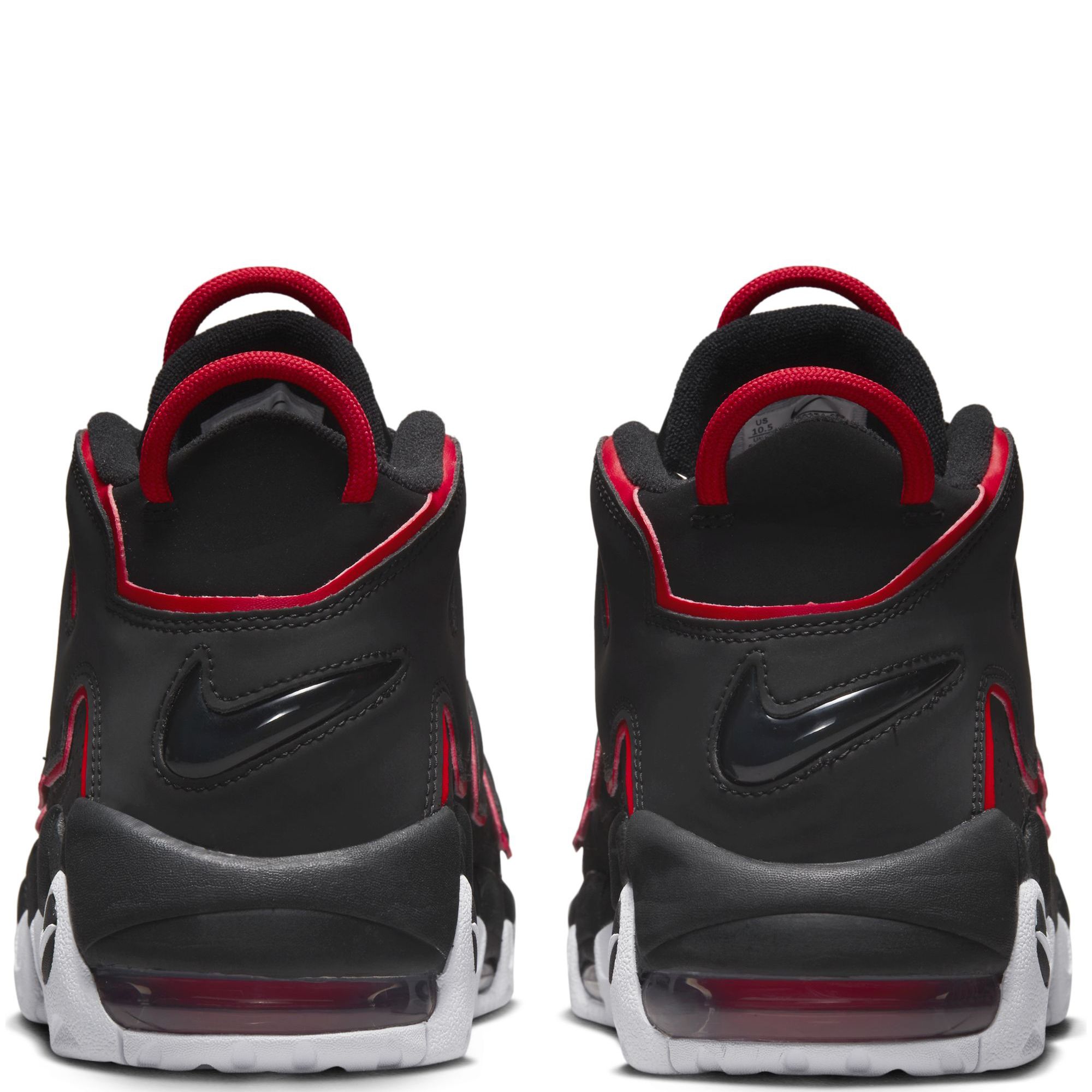 Nike Air More Uptempo '96 Black University Red Alternate DJ4400-001  Mens Size