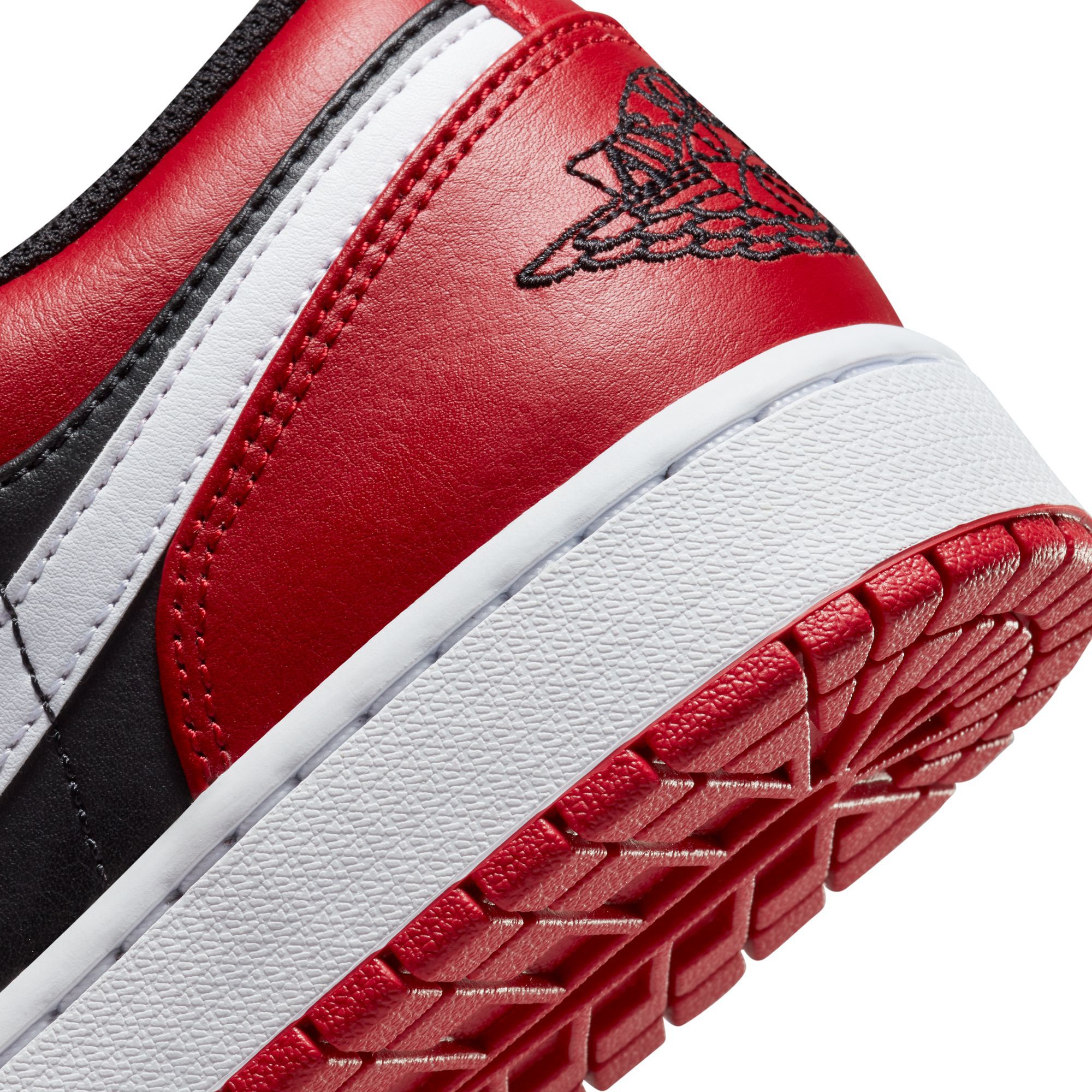 Men's shoes Air Jordan 1 Low Black/ Gym Red-Wolf Grey-White
