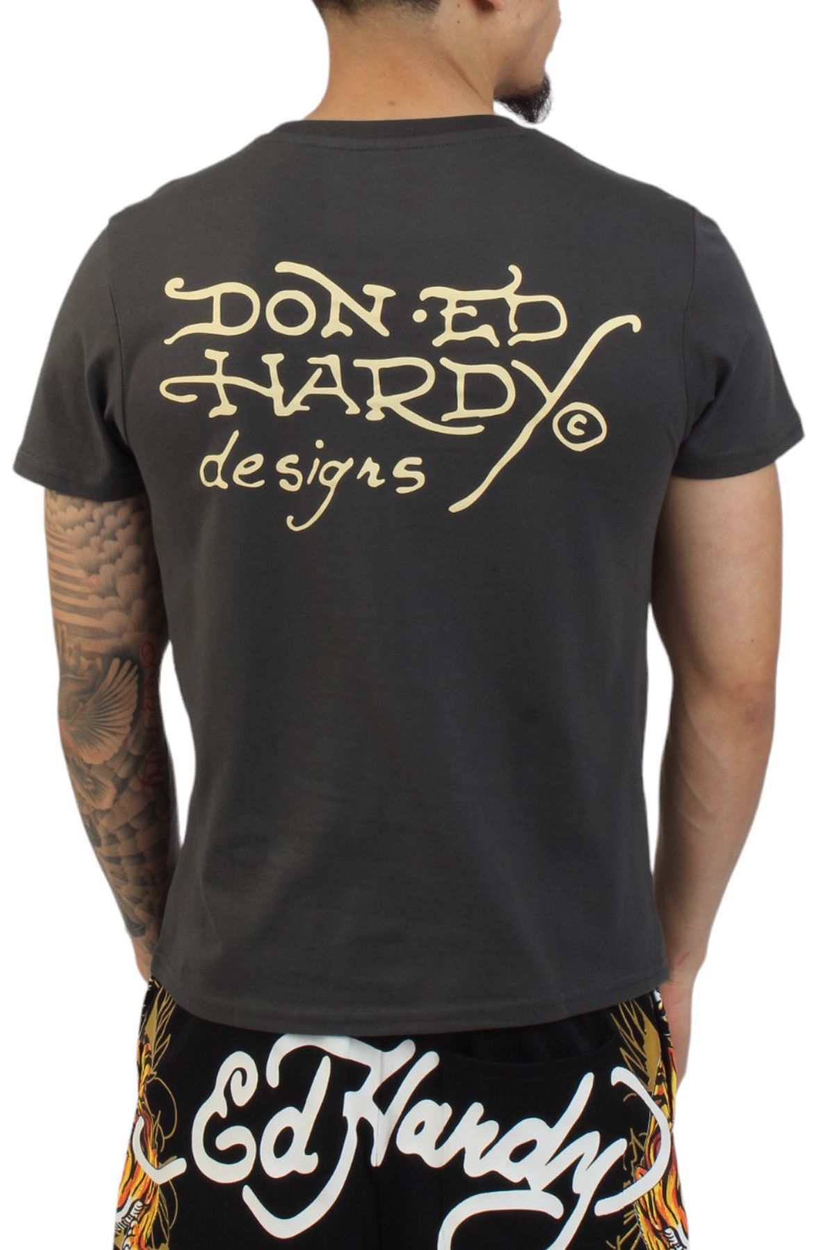ED HARDY Dagger Snake T-Shirt EHM1100-105RS - Shiekh