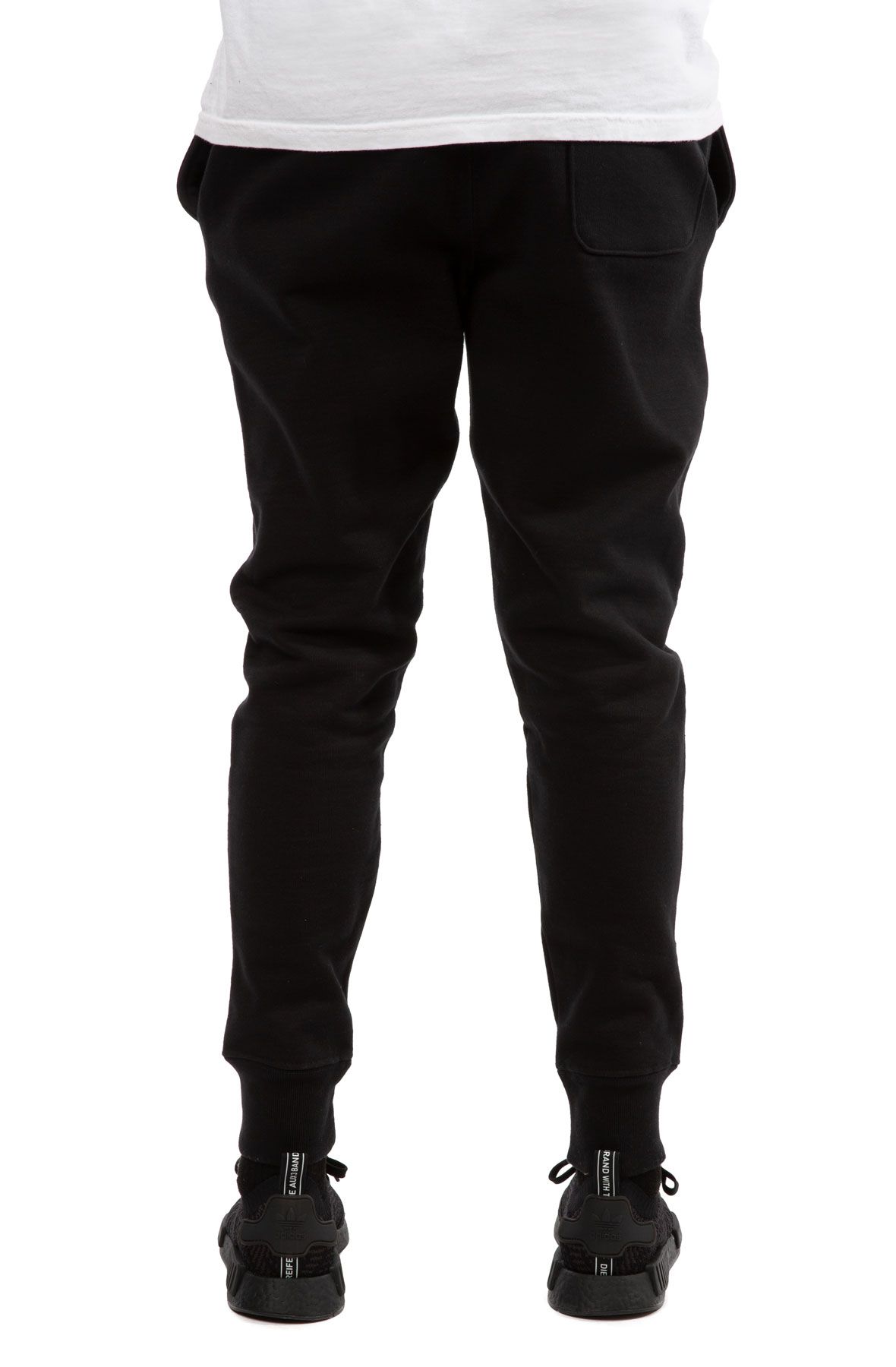 champion reverse weave black joggers pants