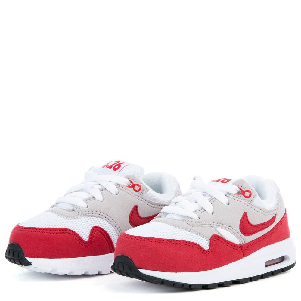 nike air max 1 white university red cool grey