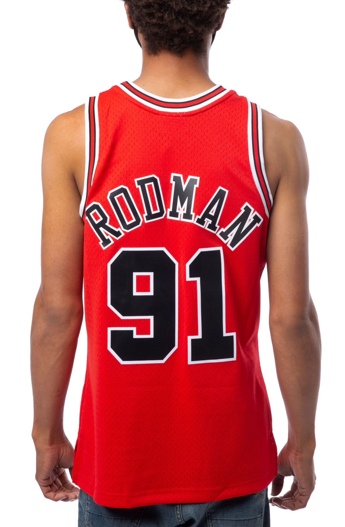 MITCHELL AND NESS Chicago Bulls Dennis Rodman 1997-98 Road Swingman ...