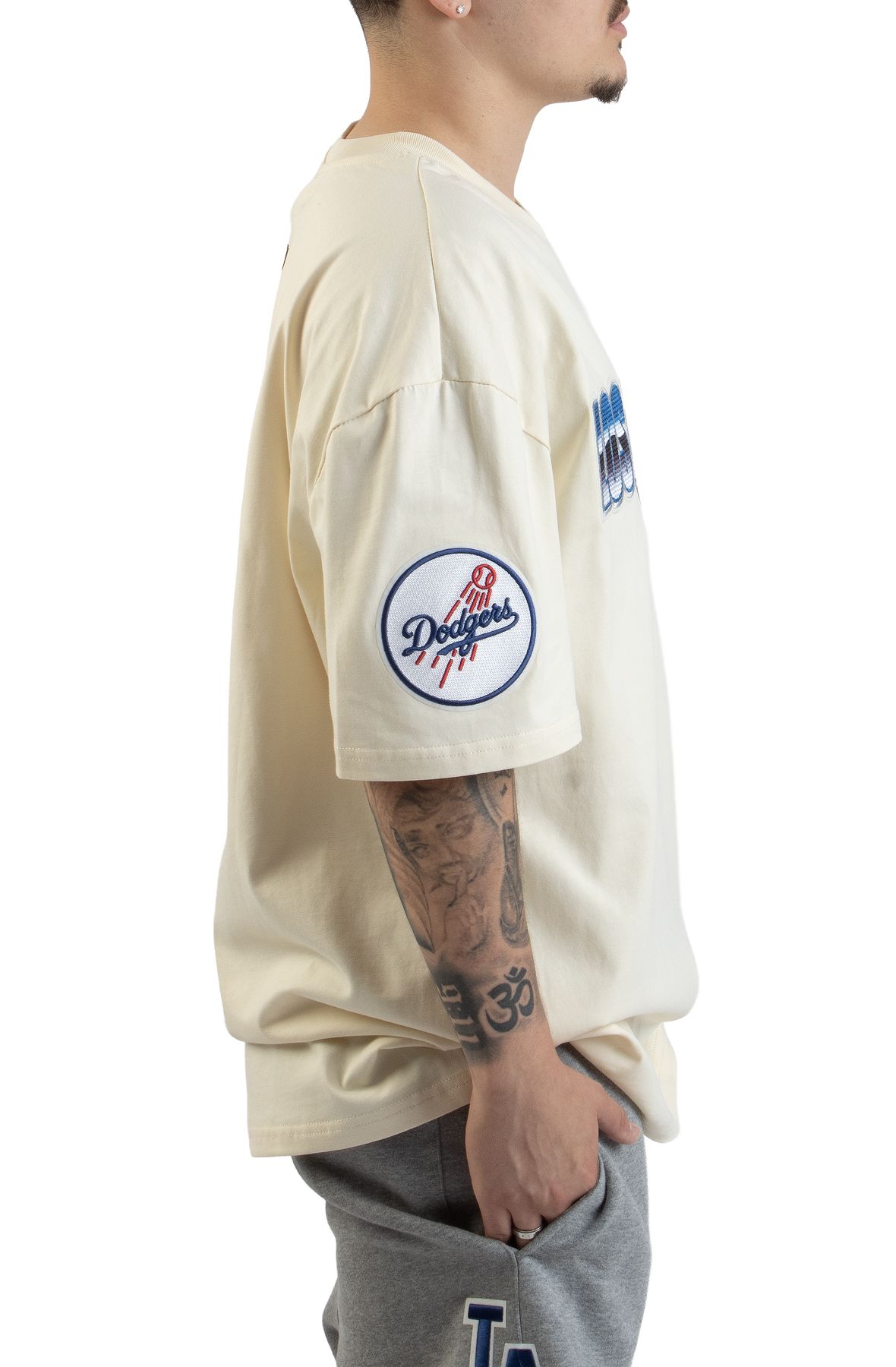 トップス Deuxiemeclasse AMERICANA LOGOTEE Pro Standard Los Angeles Dodgers Logo Pro Team Taping Top – DTLR