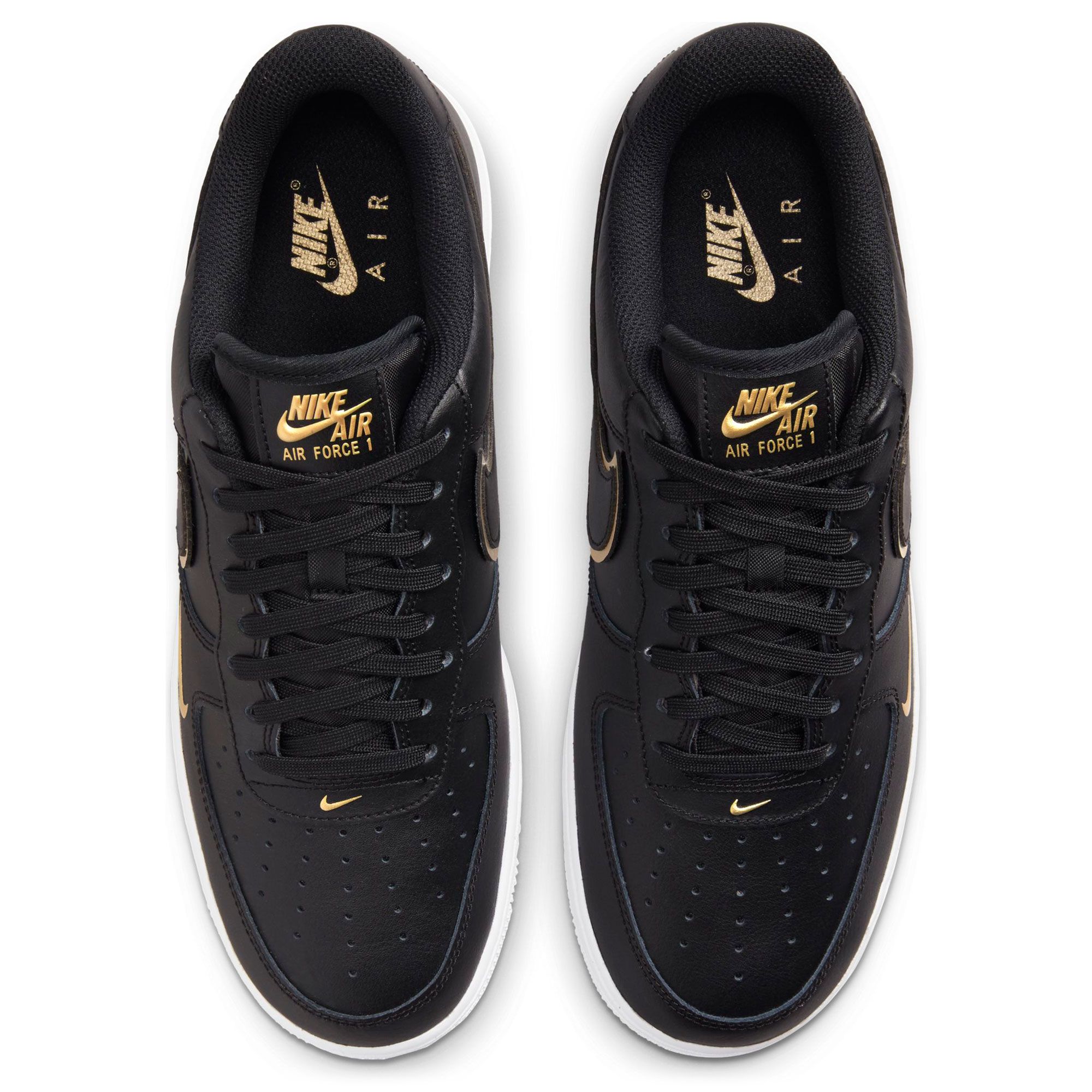 Men's Nike Air Force 1 Low Essentials White Black Gold (DA8481