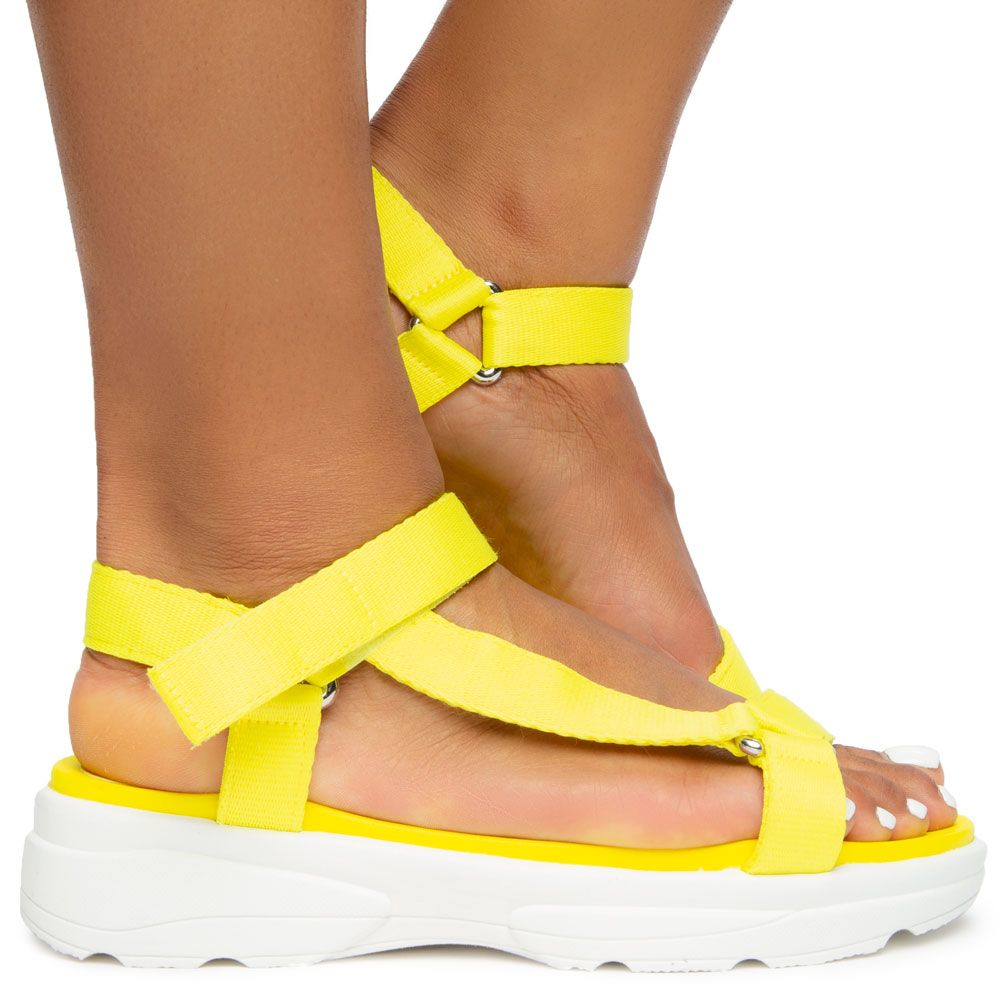 Neon 2024 strap sandals