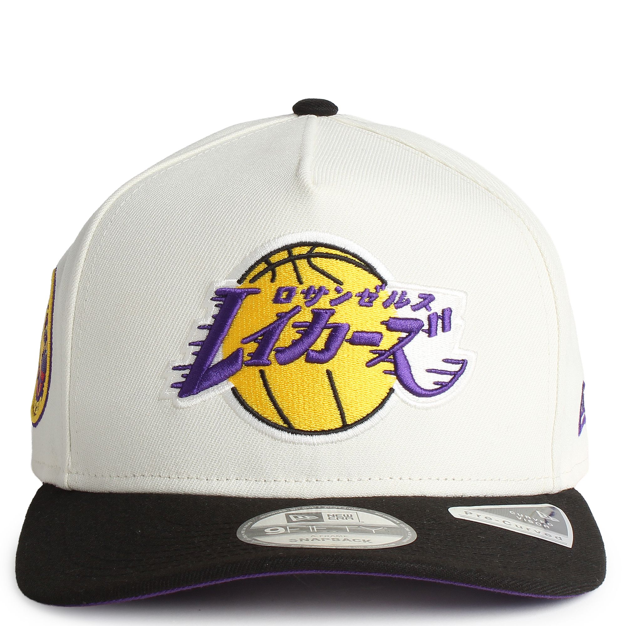 NEW ERA CAPS NBA Los Angeles Lakers Katakana Pre-Curved 9FIFTY A