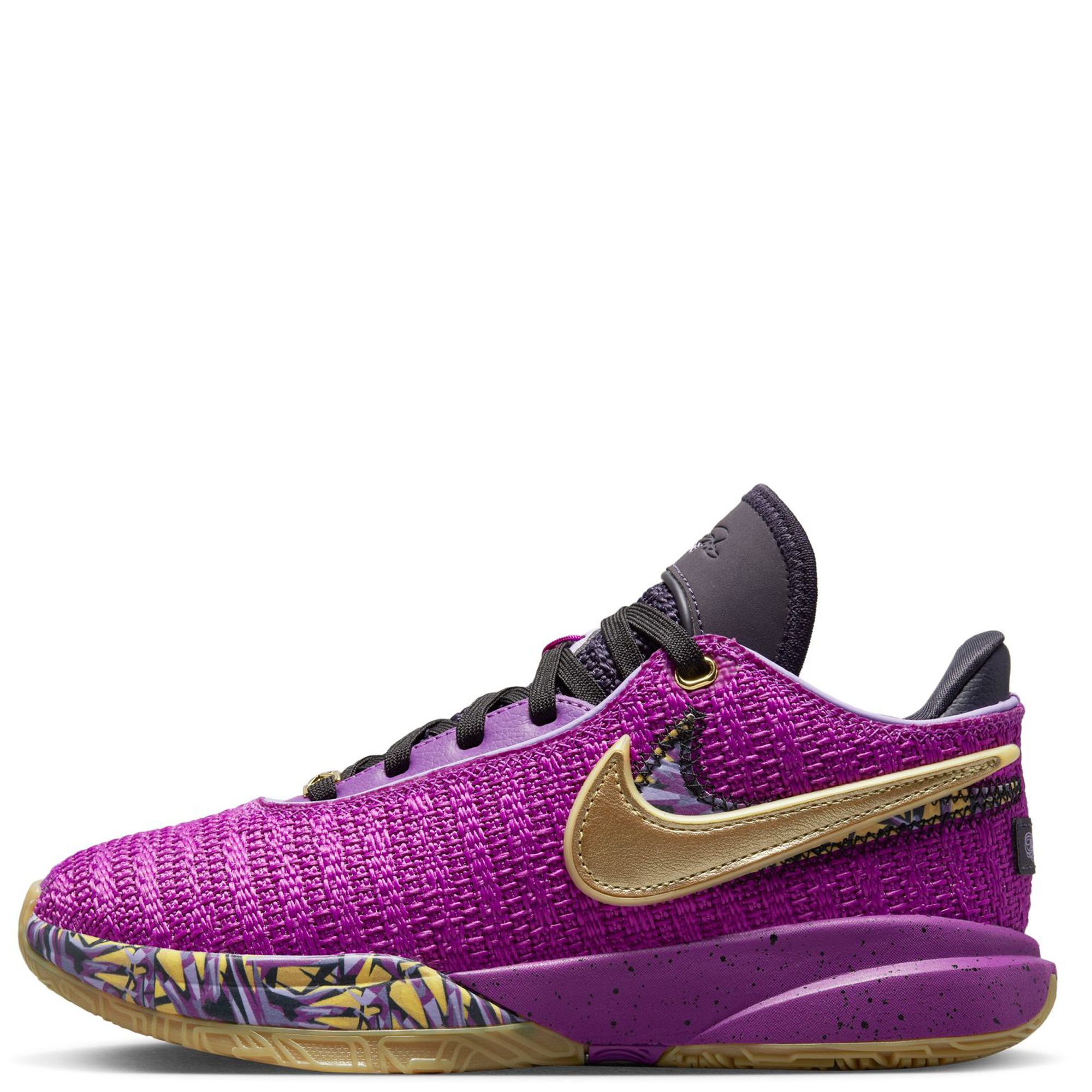 lebron james shoes for kids purple and blue