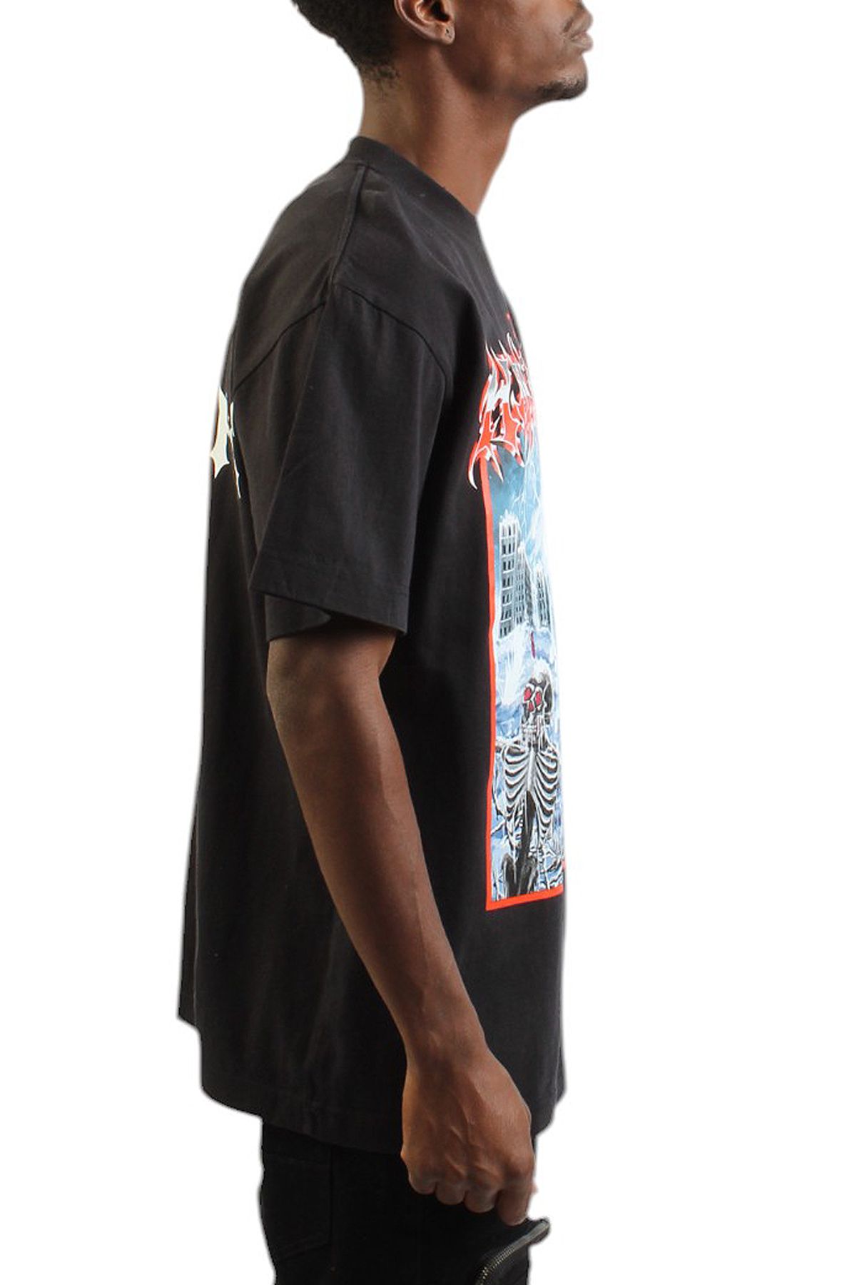 Wish You Were Here T-Shirt T24W101025BLK - Shiekh