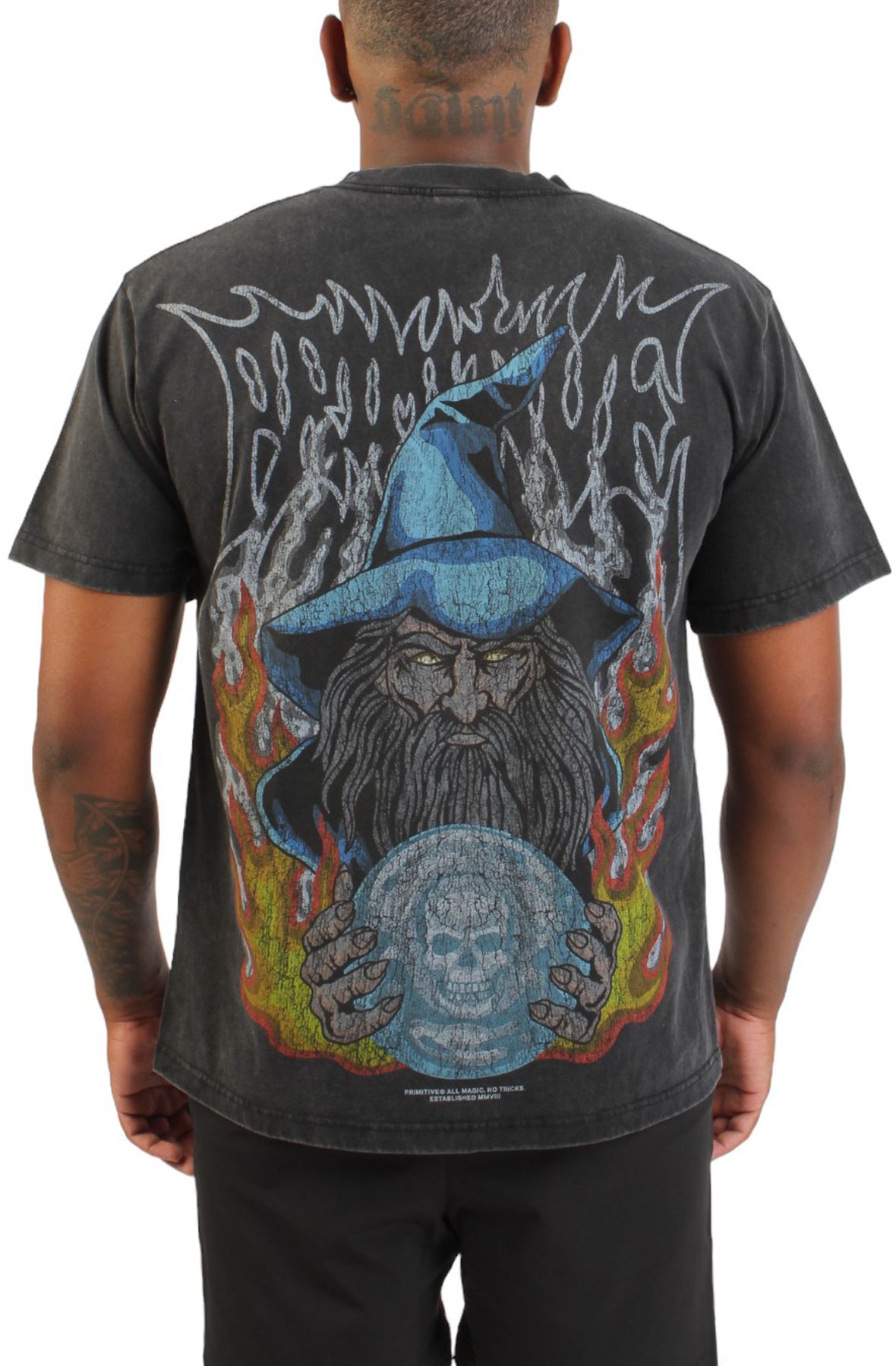 PRIMITIVE Fate Heavyweight T-Shirt PAPFA2404-BLK - Shiekh
