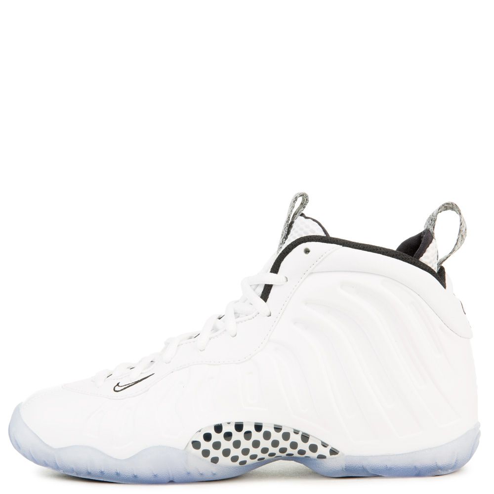 nike little posite one white and black