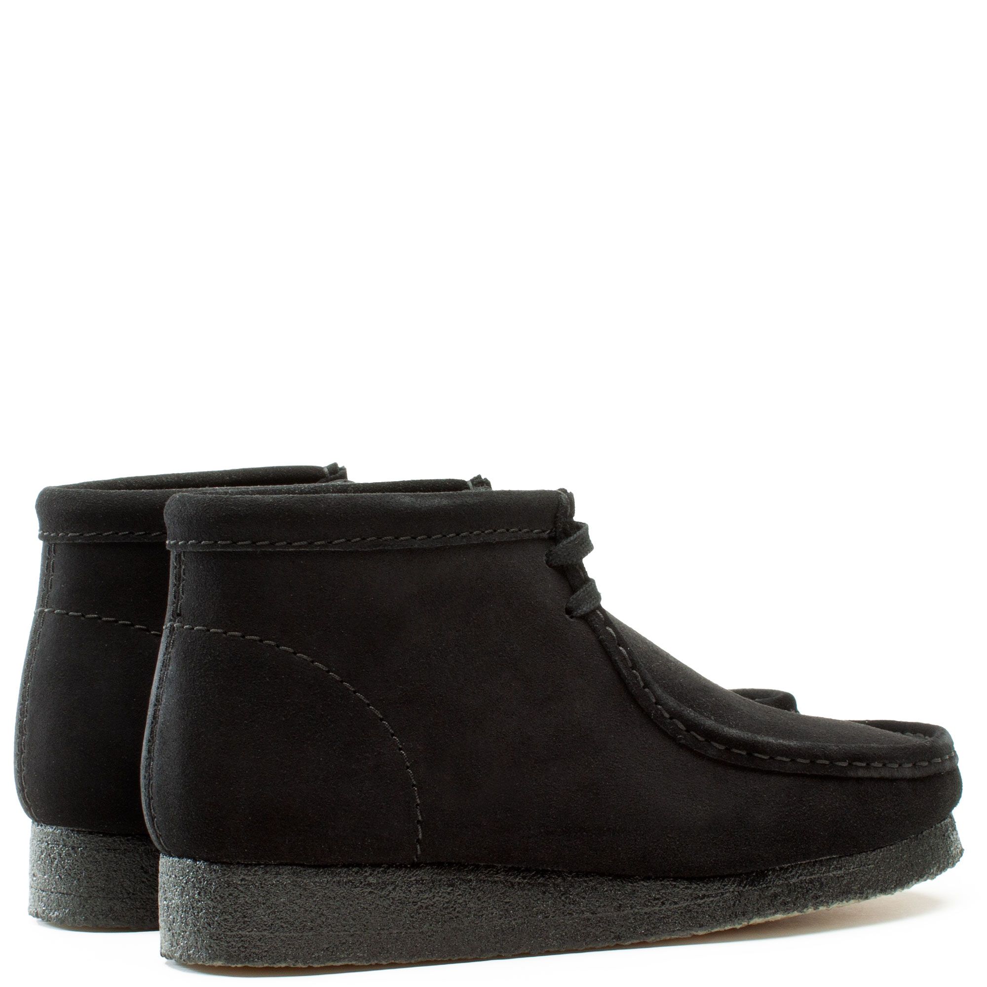 Clarks Originals Men’s Wallabee Boots – Black Suede – 26155517 – Casual Classic – Medium Width