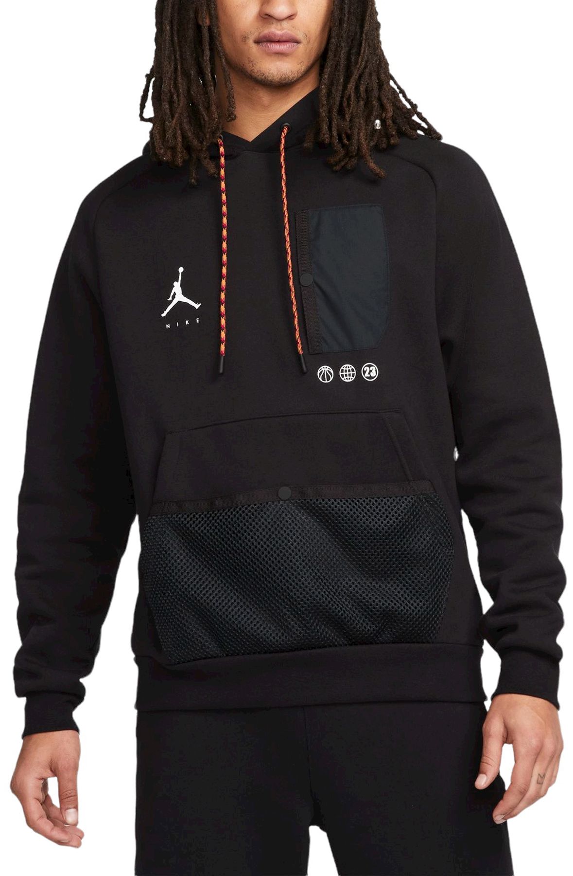 Jordan Jumpman Men's Black Fleece Pullover Hoodie, Size: XL