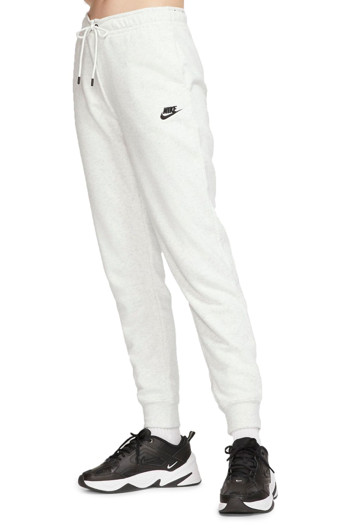 Women's Nike Cucumber Calm/White Essential Fleece Pants - L