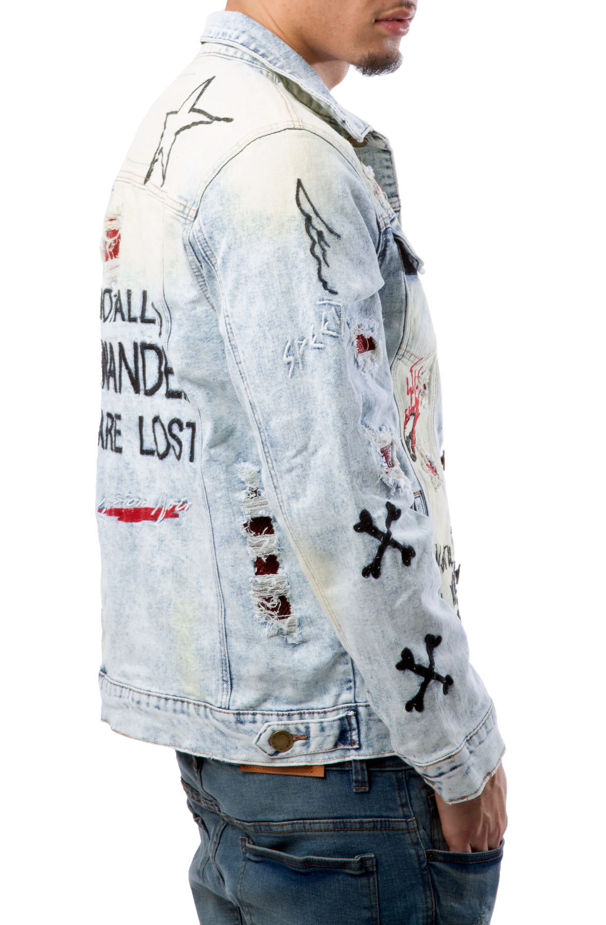 MAISON NOIR Judgment Day Denim Jacket MNA1-013 - Shiekh