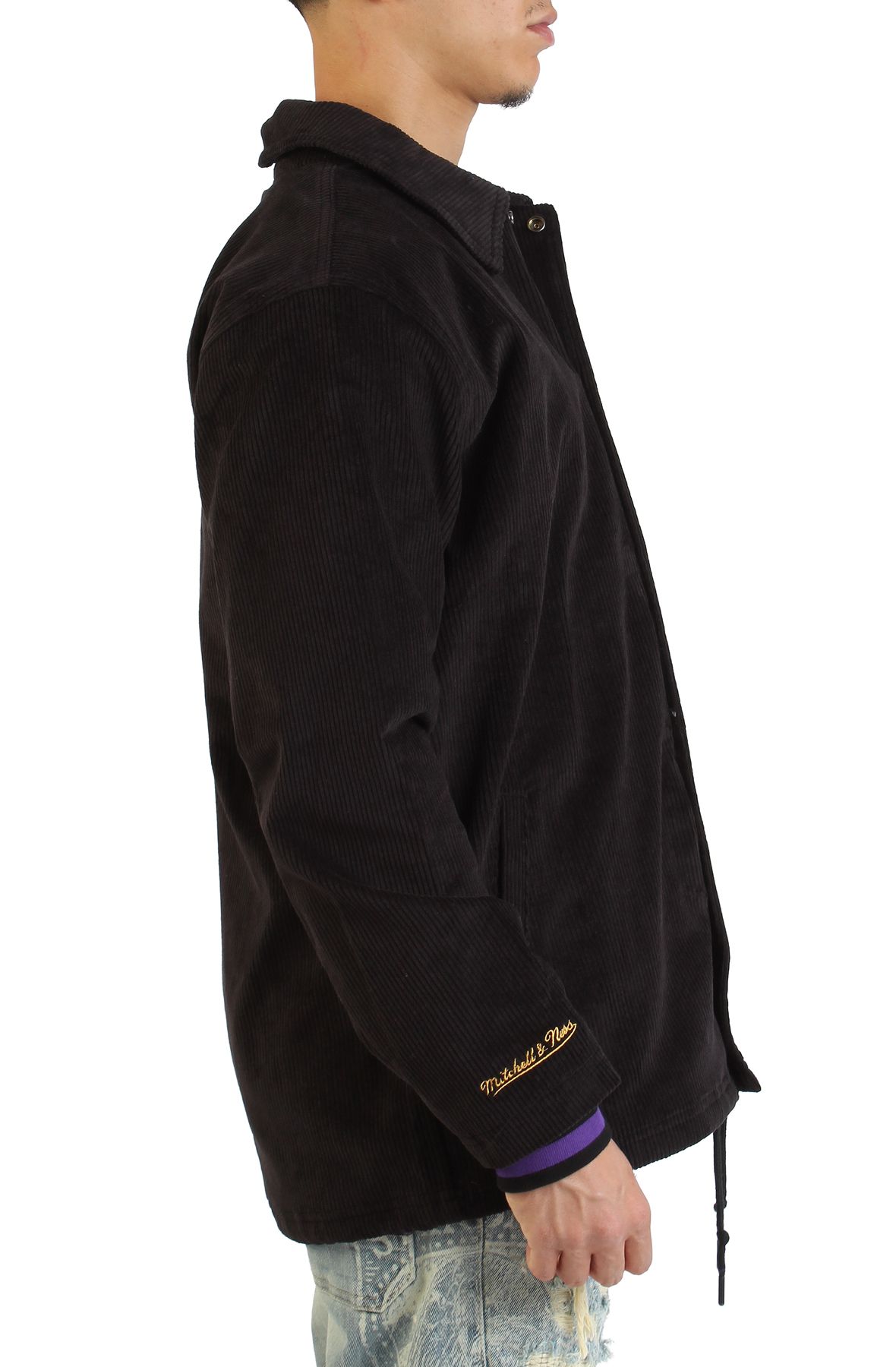 MITCHELL AND NESS NBA Los Angeles Lakers Logo Off The Bus Corduroy