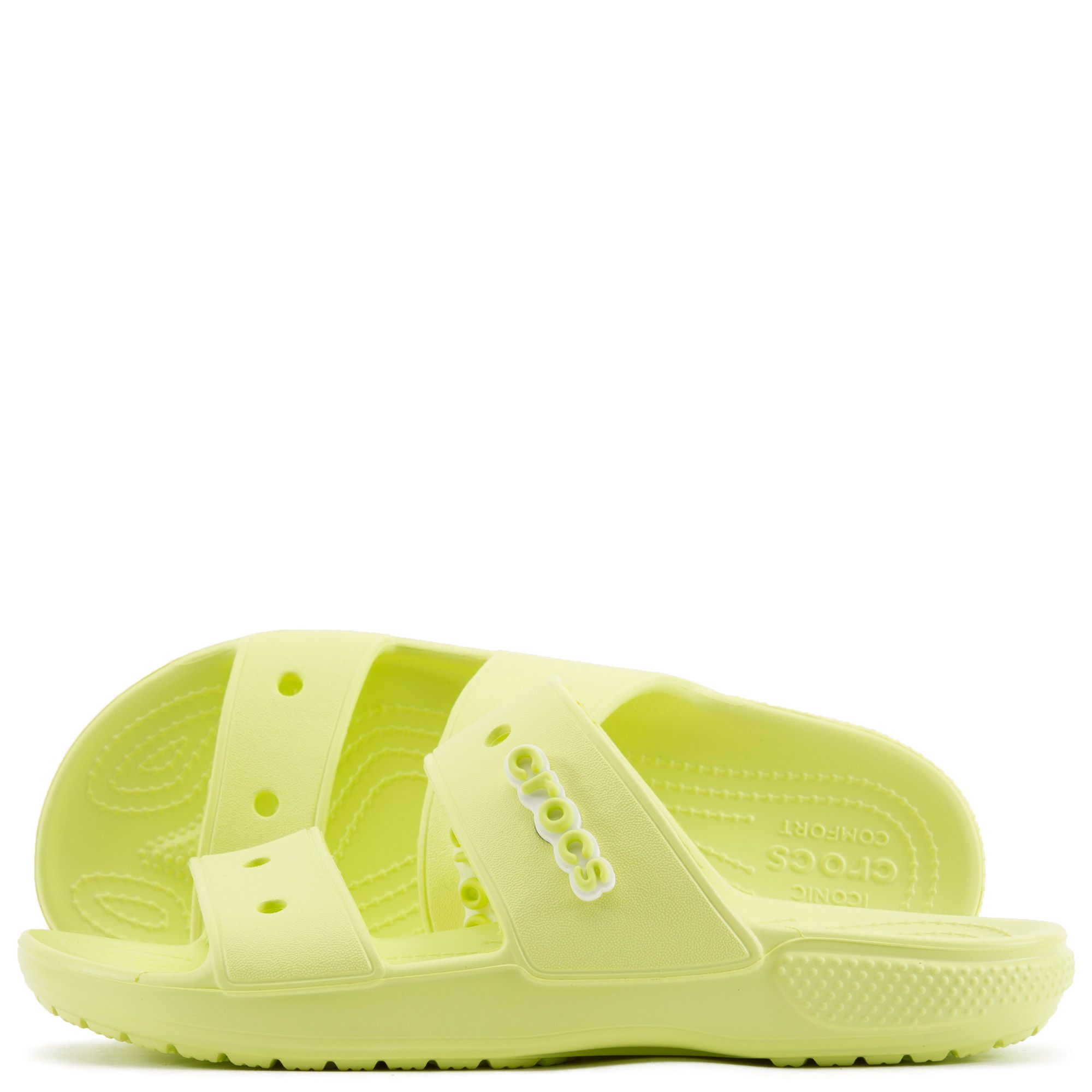 Lime green croc discount slides