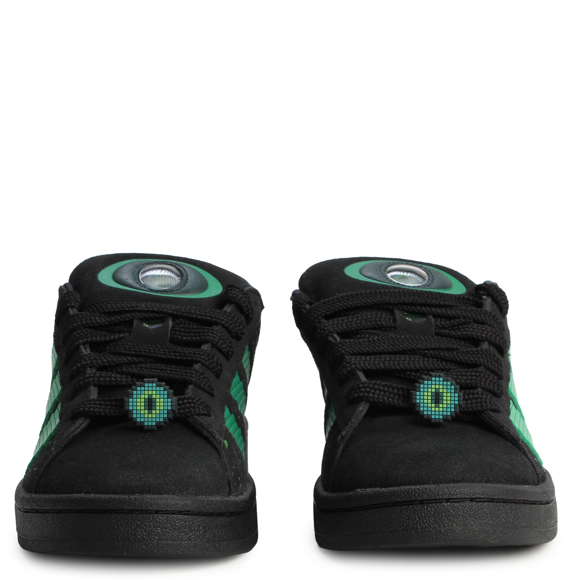adidas Boys Originals x Minecraft Campus 00s - Shoes Semi Court Green/Semi Solar Green/Core Black Size 04.0