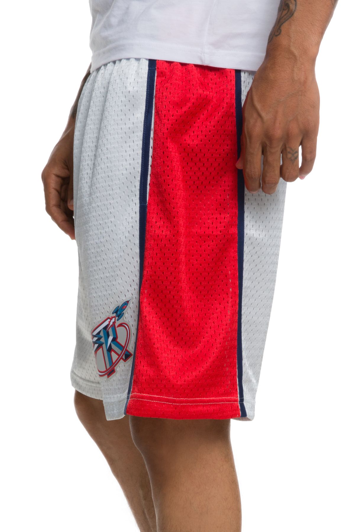 mitchell ness rockets shorts
