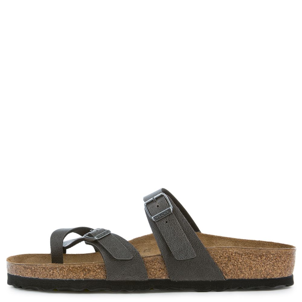 BIRKENSTOCK Birkenstock Mayari Birko Flor Women s Pull Up Anthracite Sandals 1005023 Shiekh