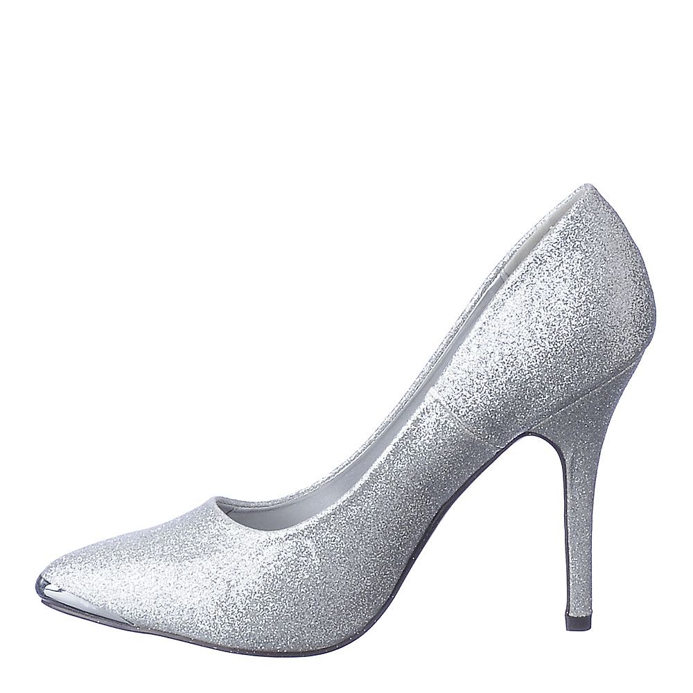 silver high heel dress shoes