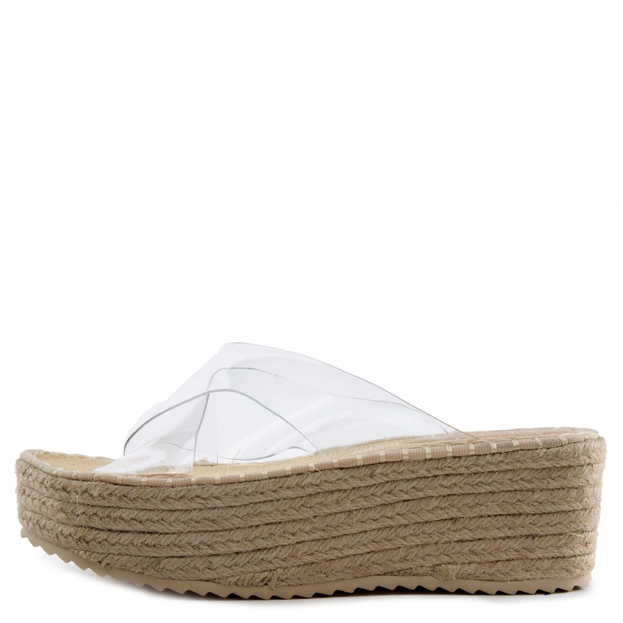 criss cross platform sandals