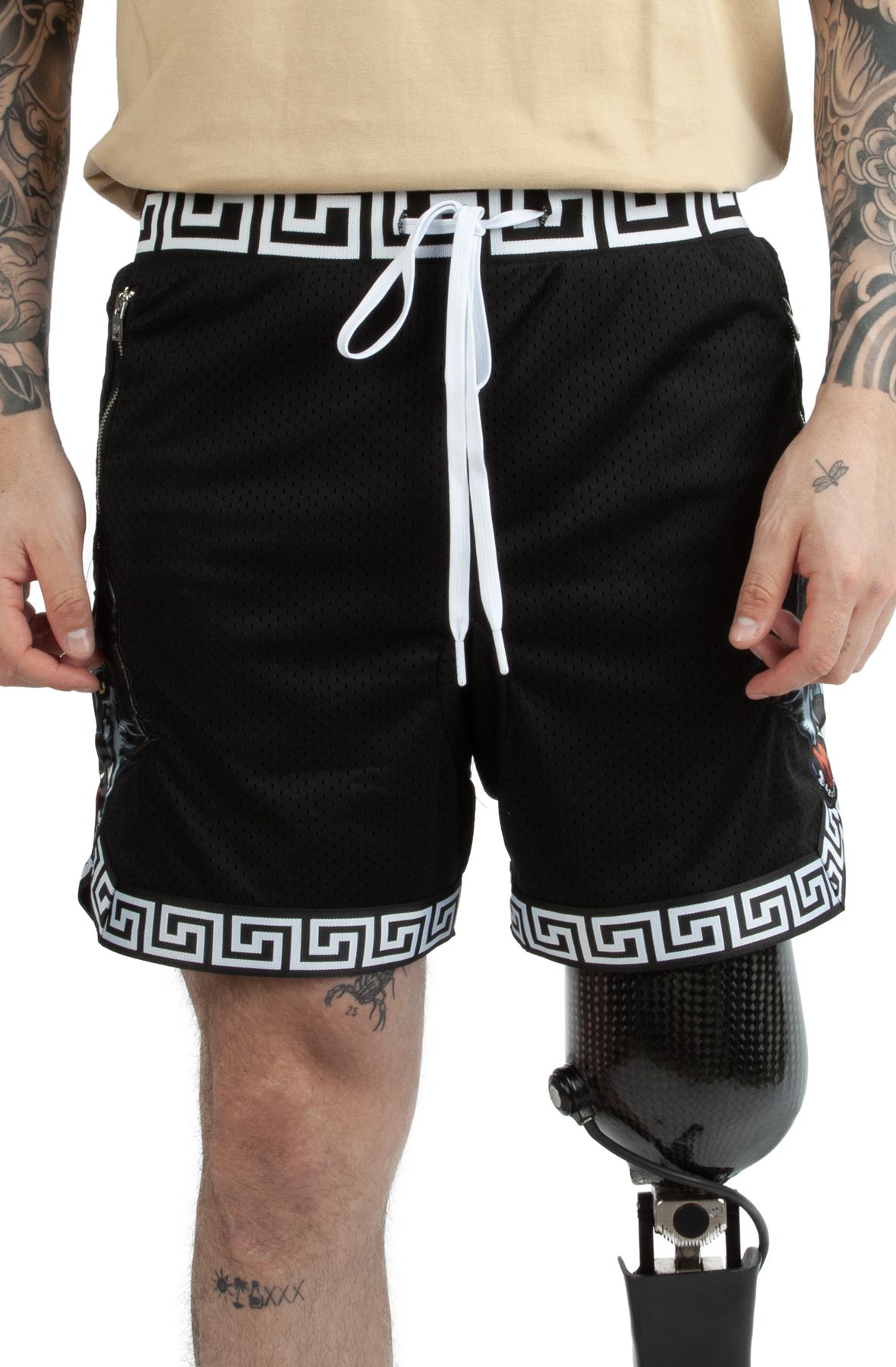 FBRK Wolf Gang Mesh Shorts 931-911BLK - Shiekh