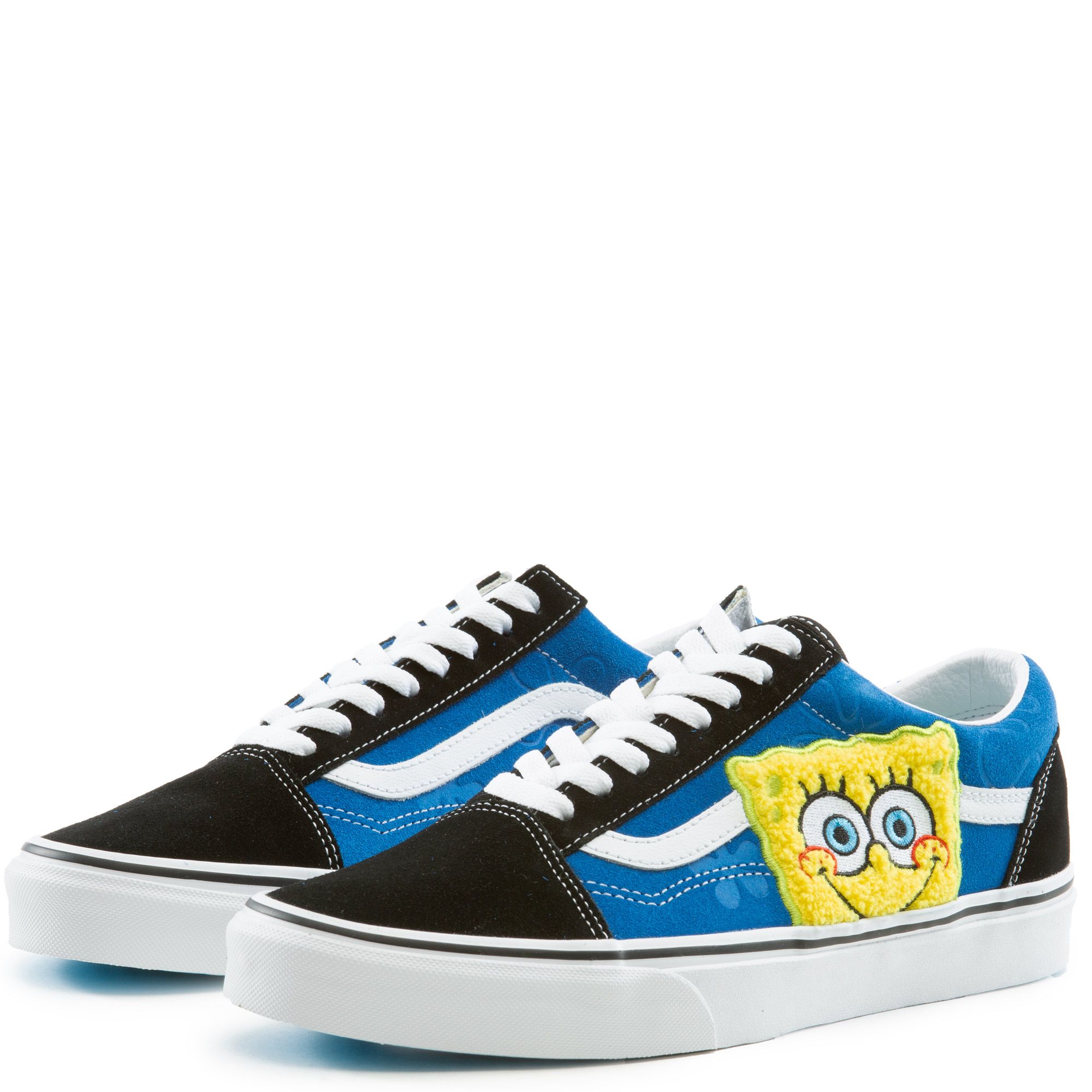Vans Old Skool Spongebob VN0A38G19XD1 Unisex Black/Blue Skate Shoes HS3851  (10) 